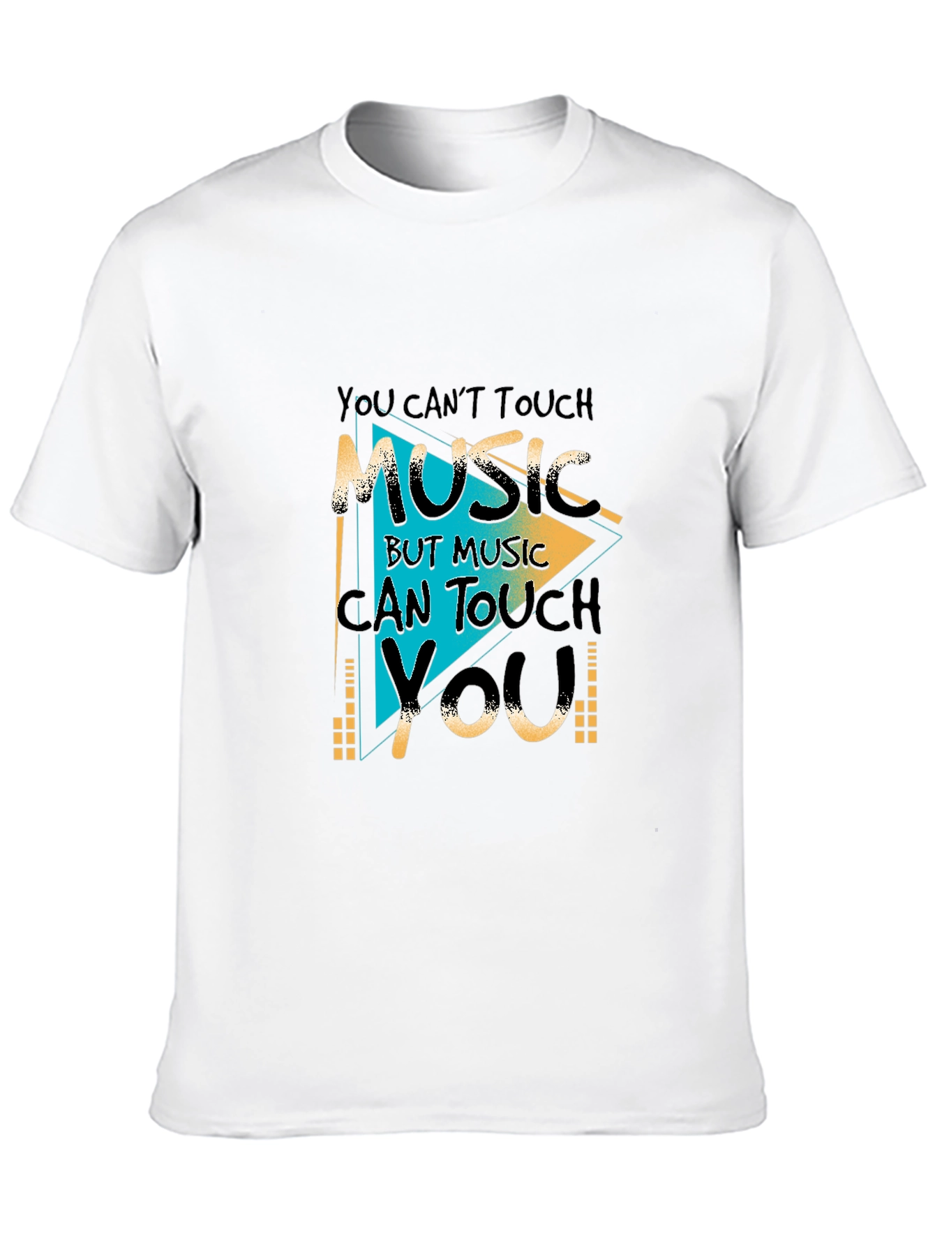 Music Can Touch You T-Shirt - Graphic Print Tee
