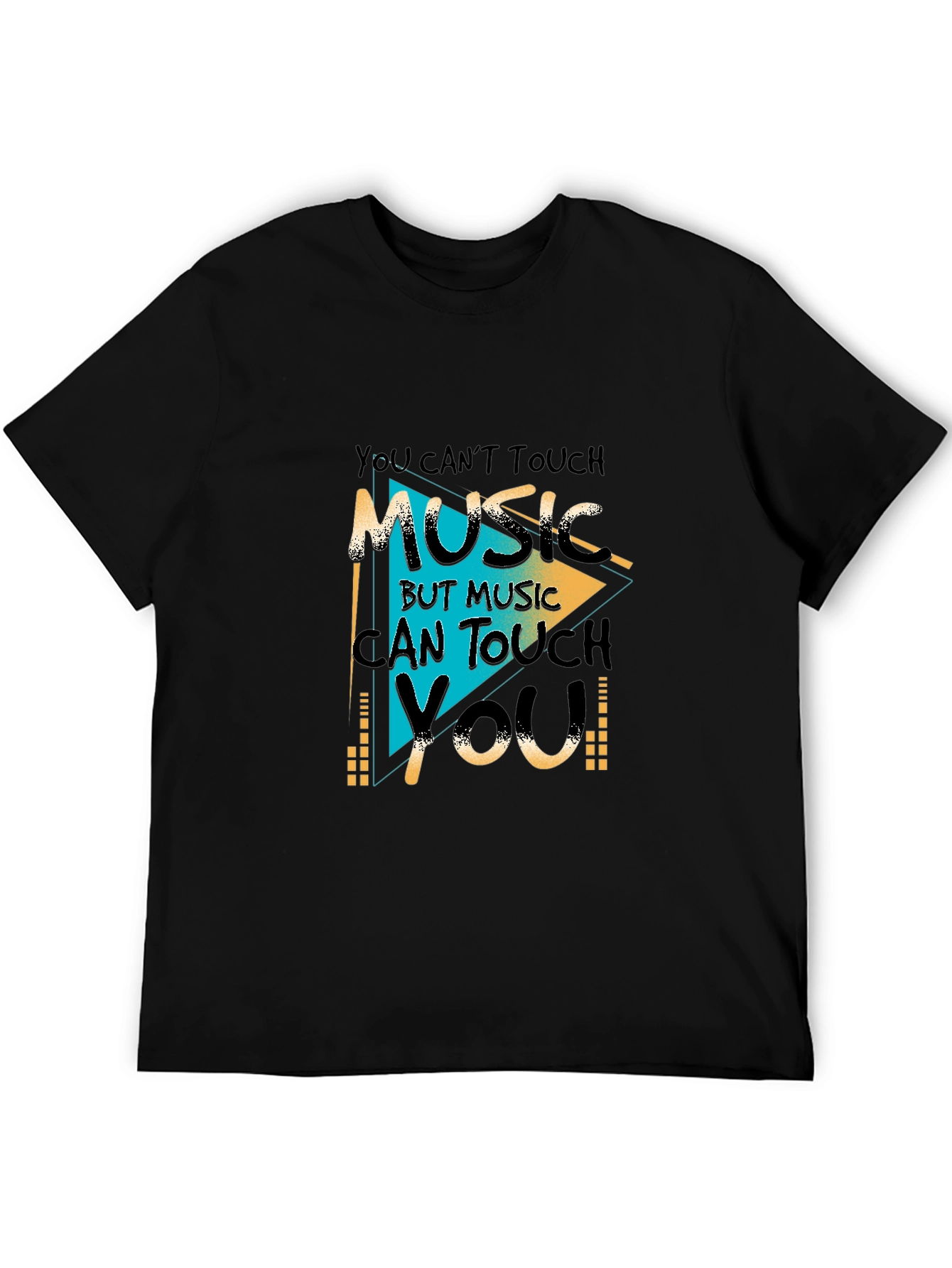 Music Can Touch You T-Shirt - Graphic Print Tee