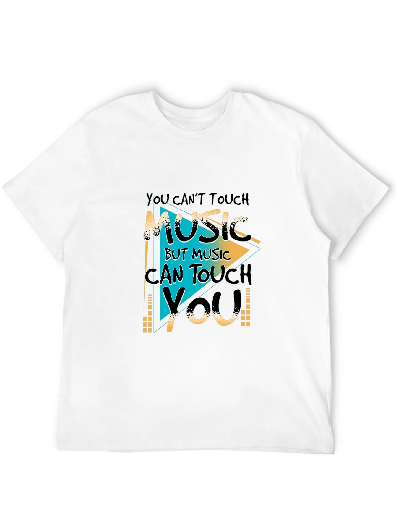 Music Can Touch You T-Shirt - Graphic Print Tee