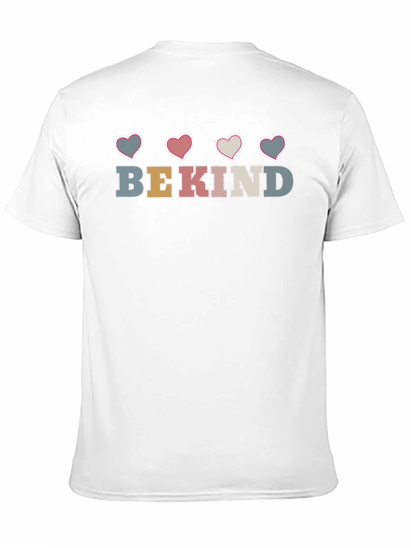 Be Kind Heart Graphic Crew Neck Tee