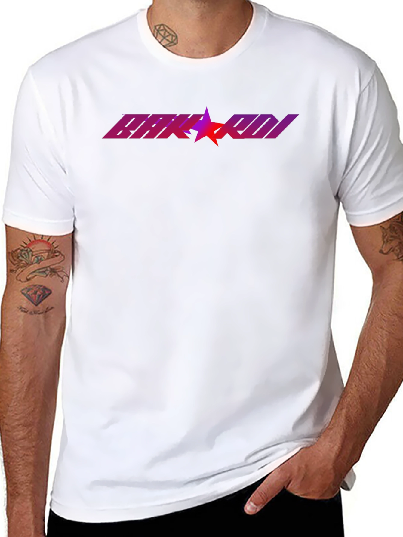 Brak RDI Black T-Shirt - Star Logo Design