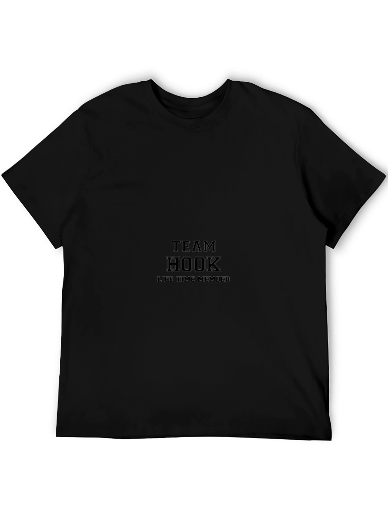 Team Hook Lifetime Member Black T-Shirt