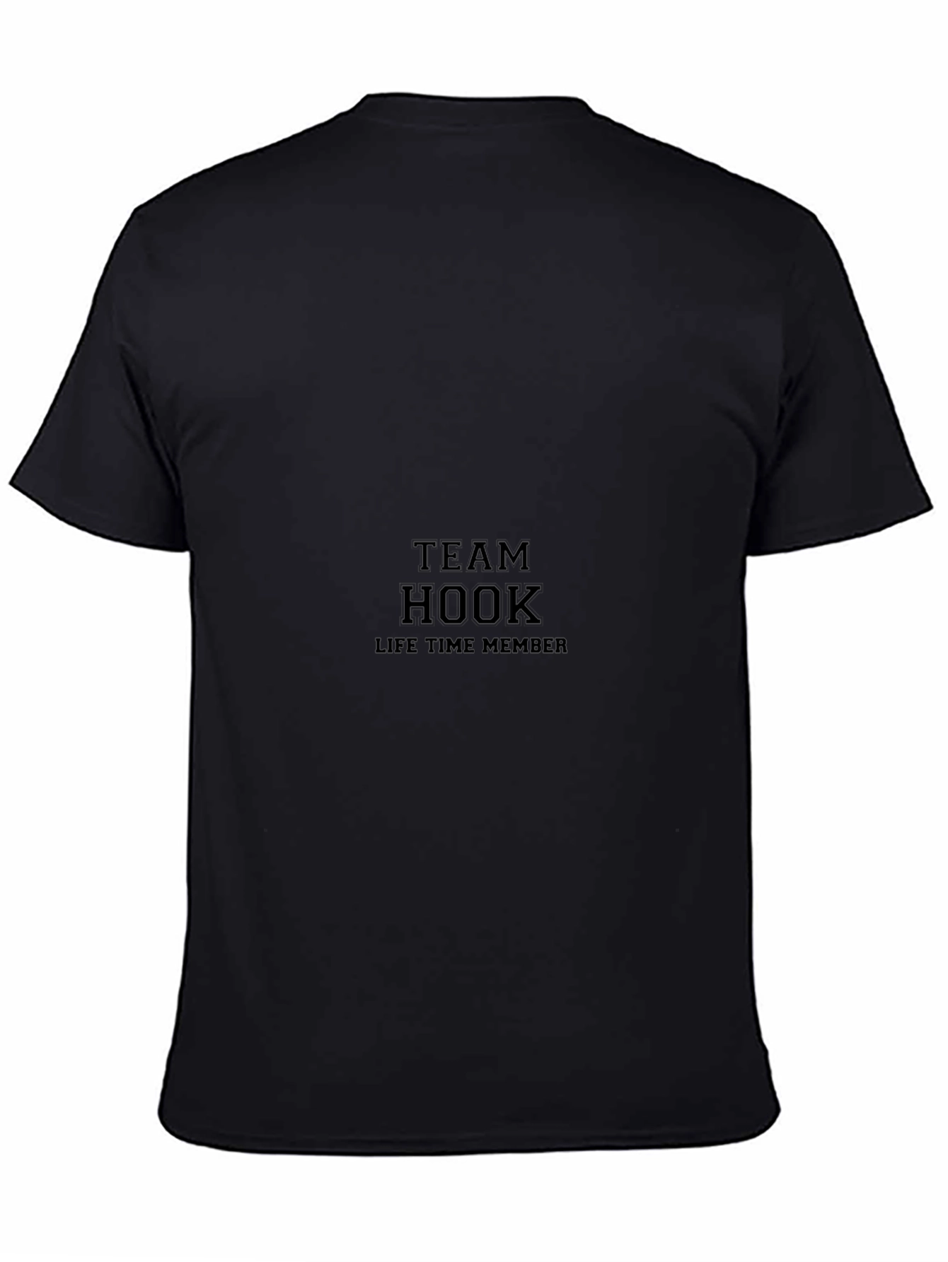 Team Hook Lifetime Member Black T-Shirt