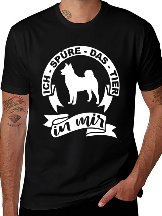 Ich Spure Das Tier in mir Black T-Shirt