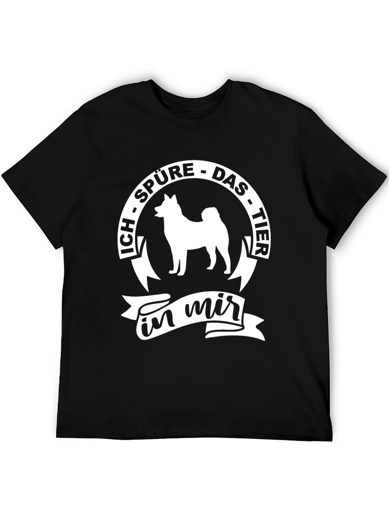 Ich Spure Das Tier in mir Black T-Shirt