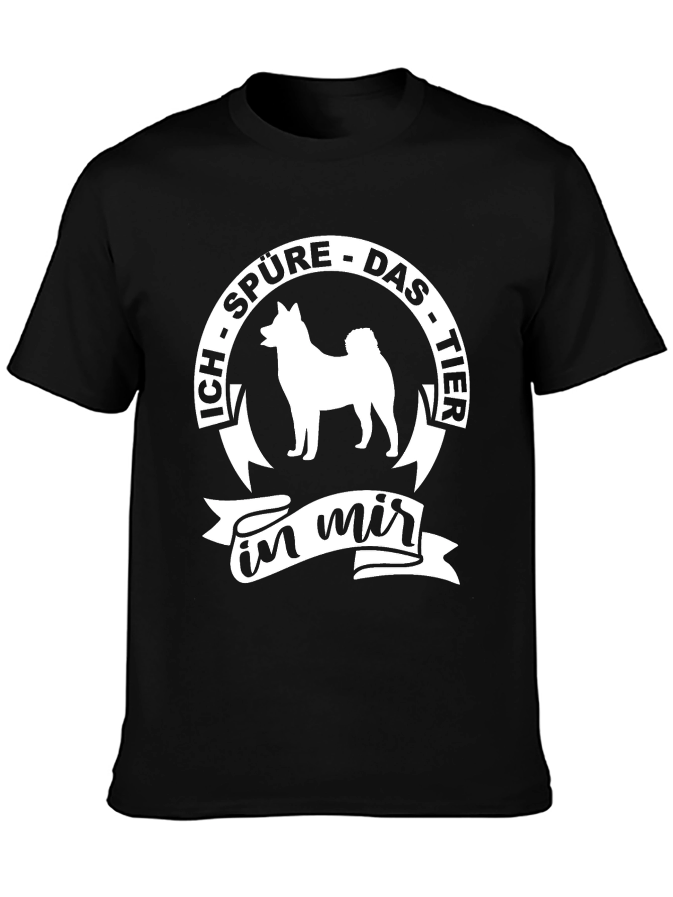 Ich Spure Das Tier in mir Black T-Shirt
