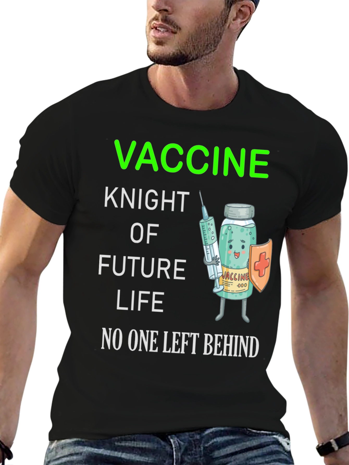 Vaccine Knight T-Shirt - Future Life Protection
