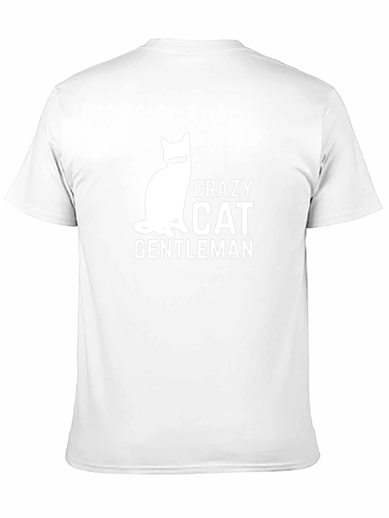 Crazy Cat Gentleman T-Shirt - Cool Graphic Tee