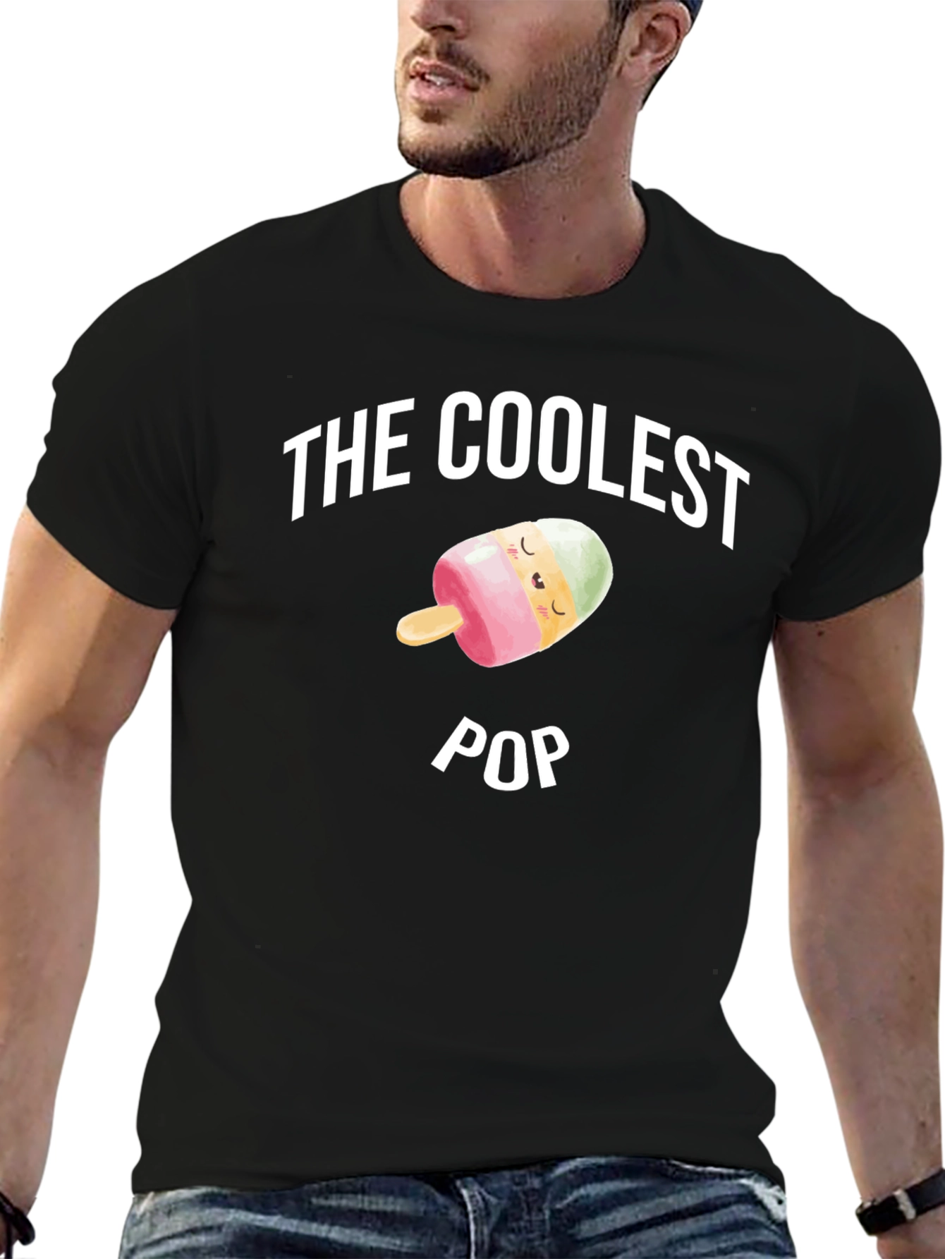 The Coolest Pop T-Shirt - Novelty Dad Gift