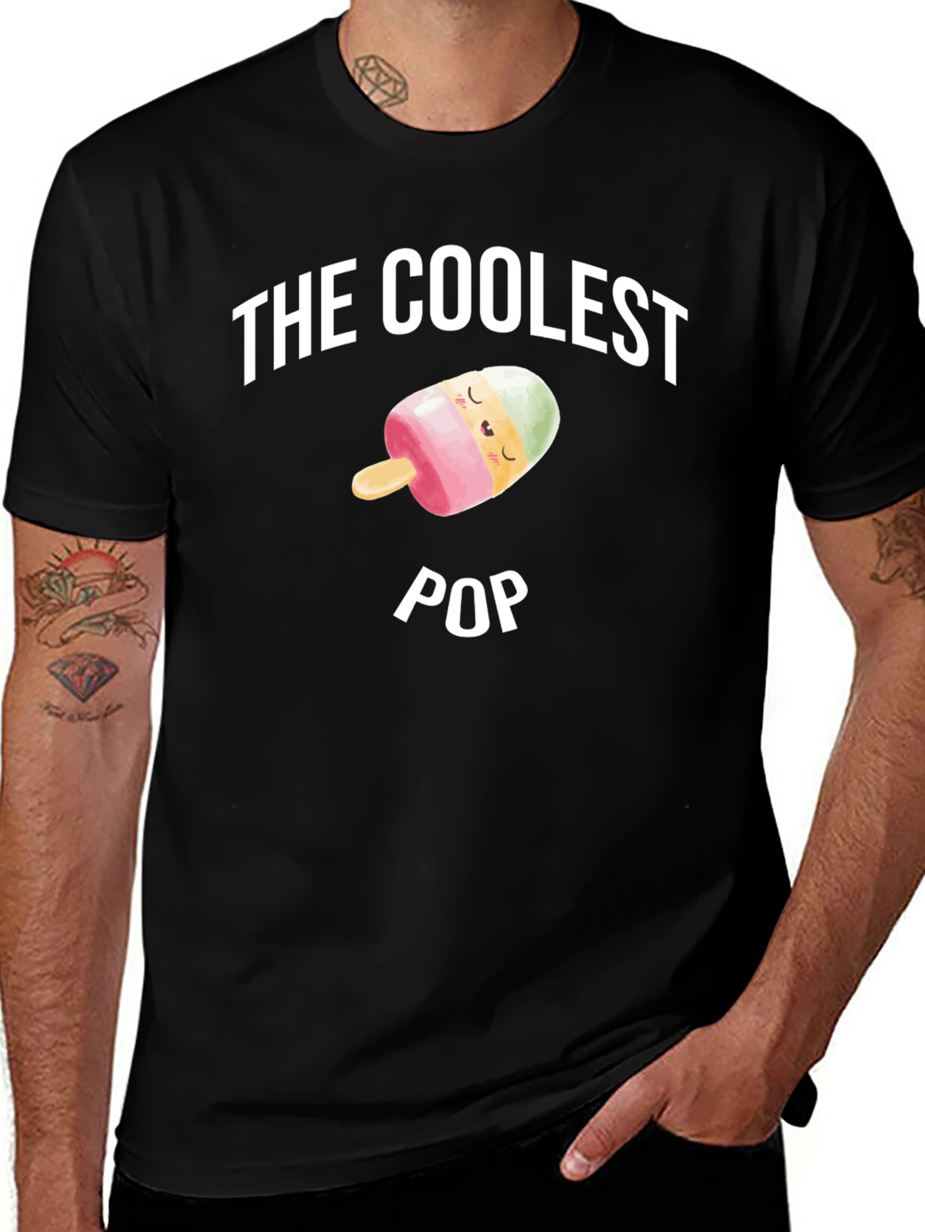 The Coolest Pop T-Shirt - Novelty Dad Gift