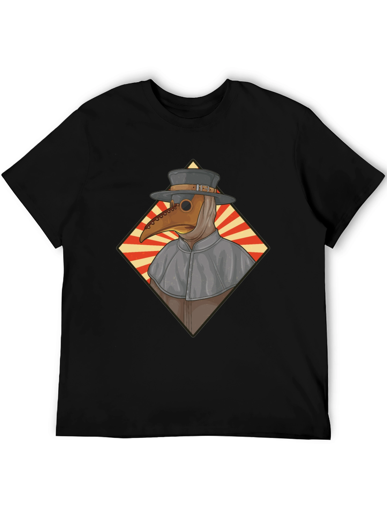 Plague Doctor Graphic Tee - Black