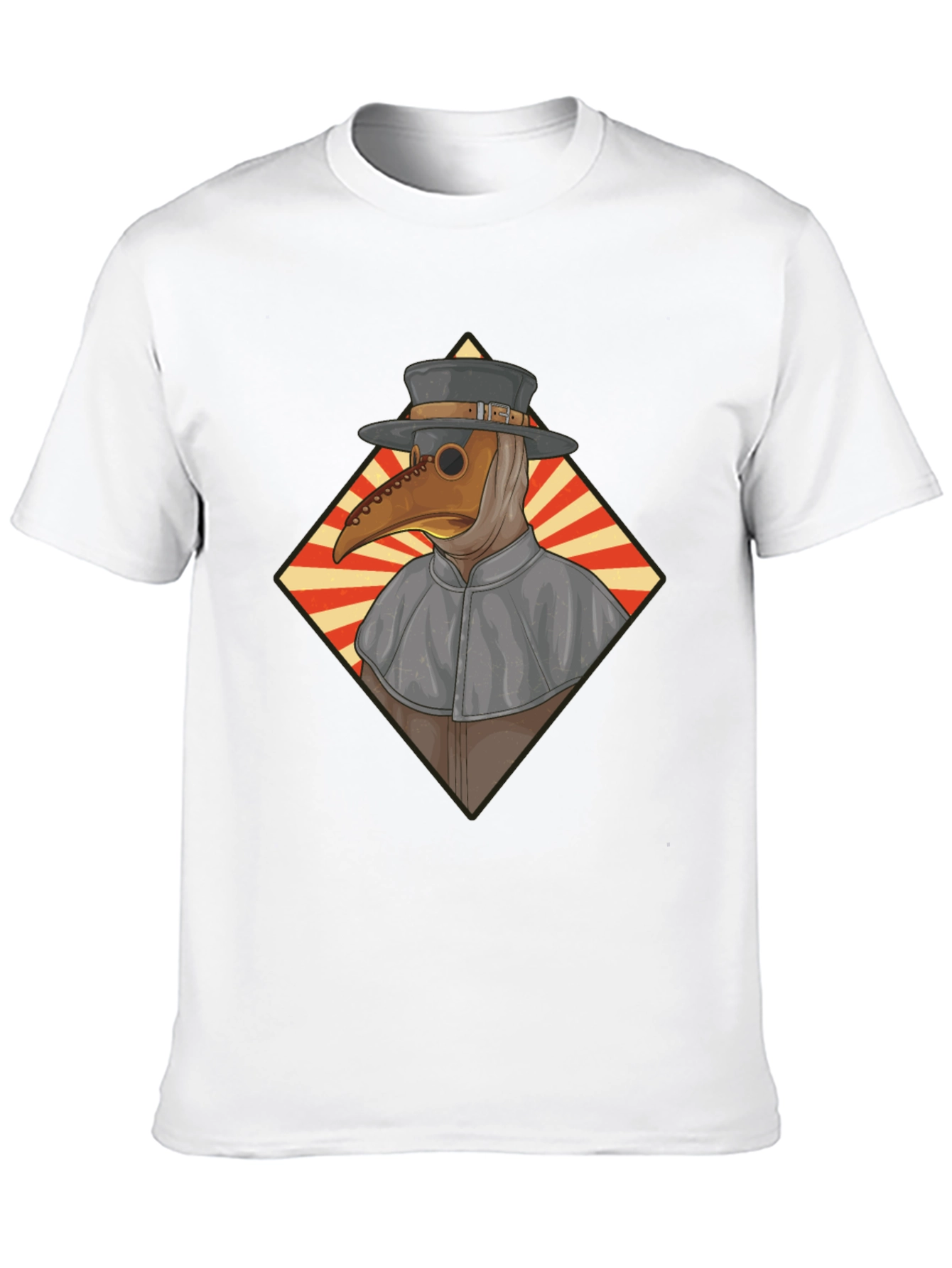 Plague Doctor Graphic Tee - Black