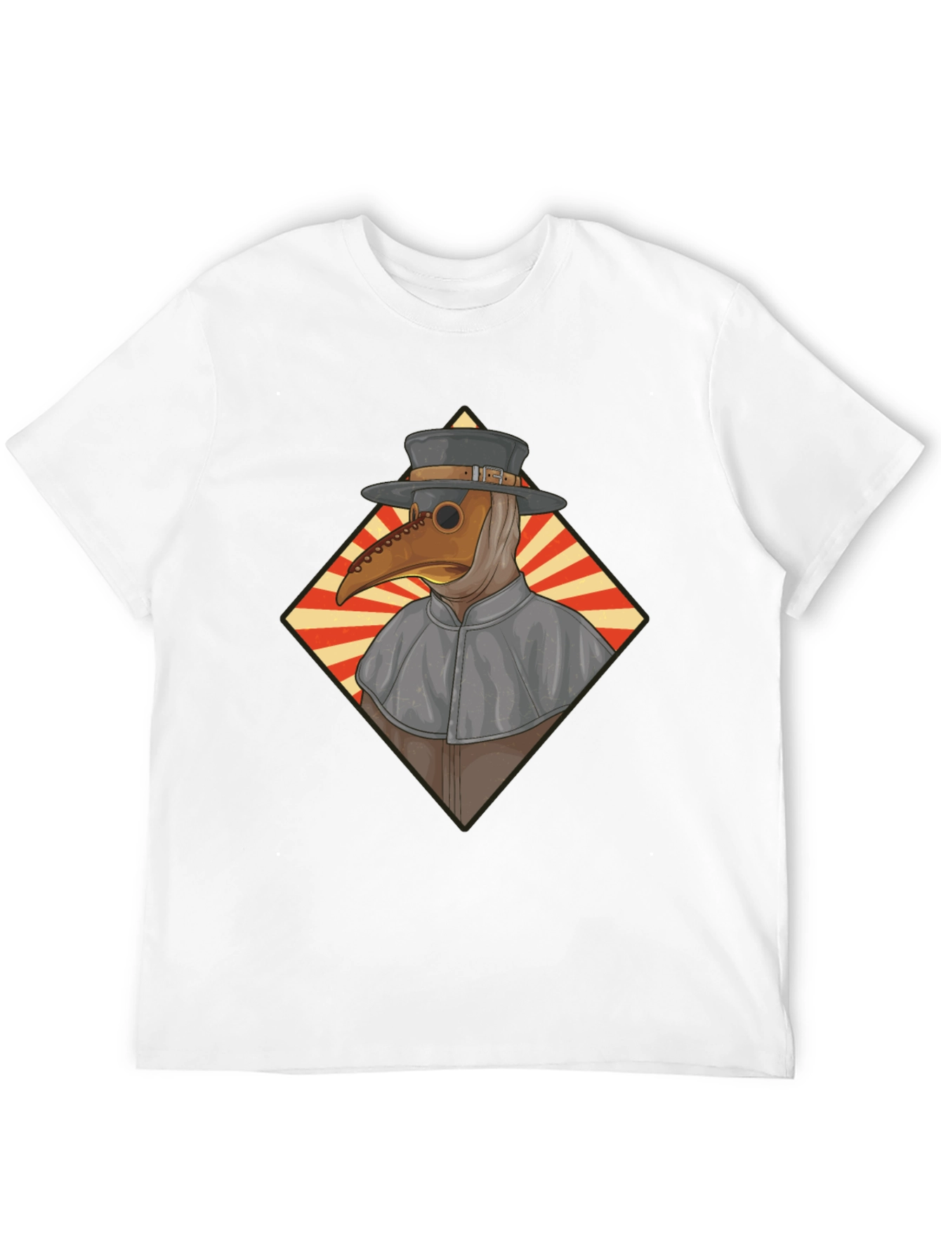 Plague Doctor Graphic Tee - Black
