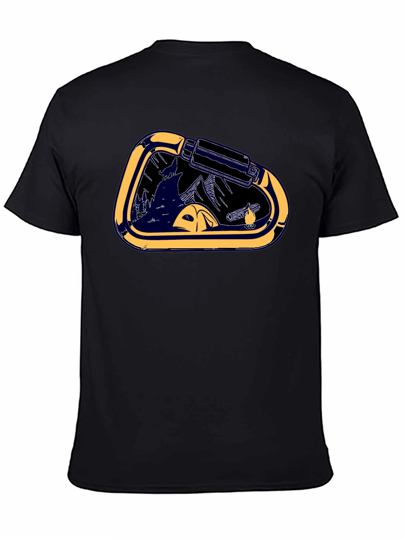 Carabiner Camping Graphic Tee