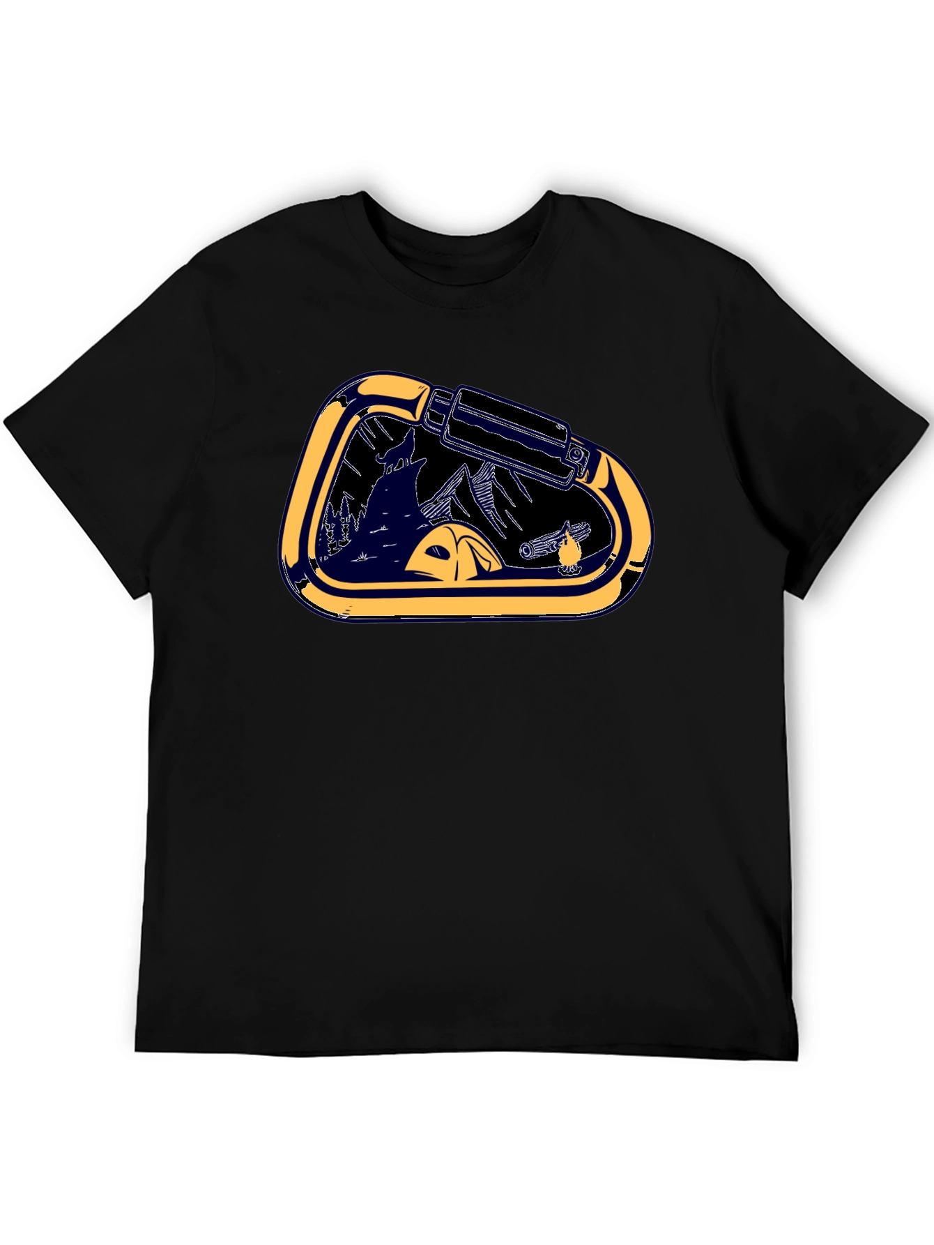 Carabiner Camping Graphic Tee