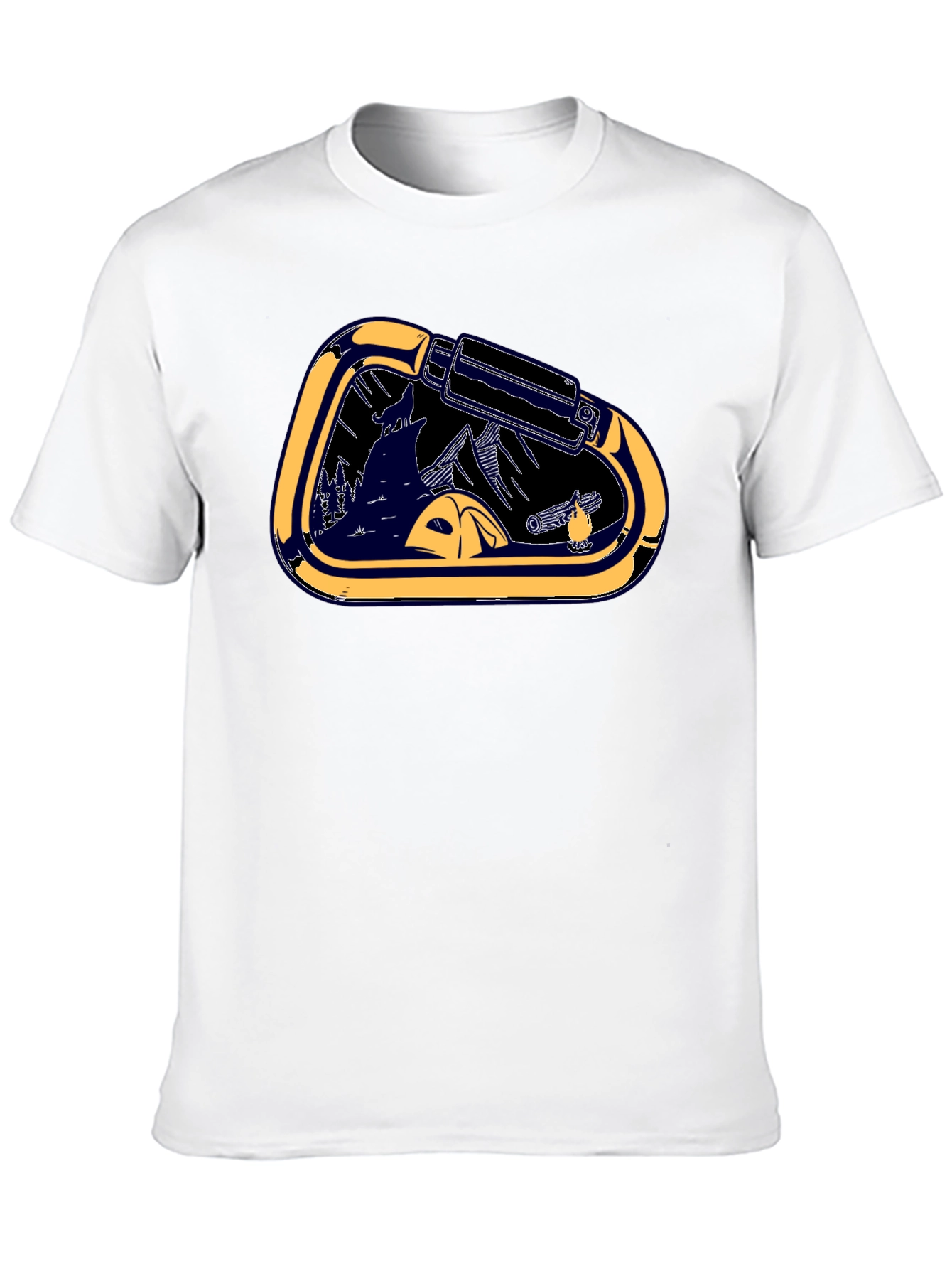 Carabiner Camping Graphic Tee