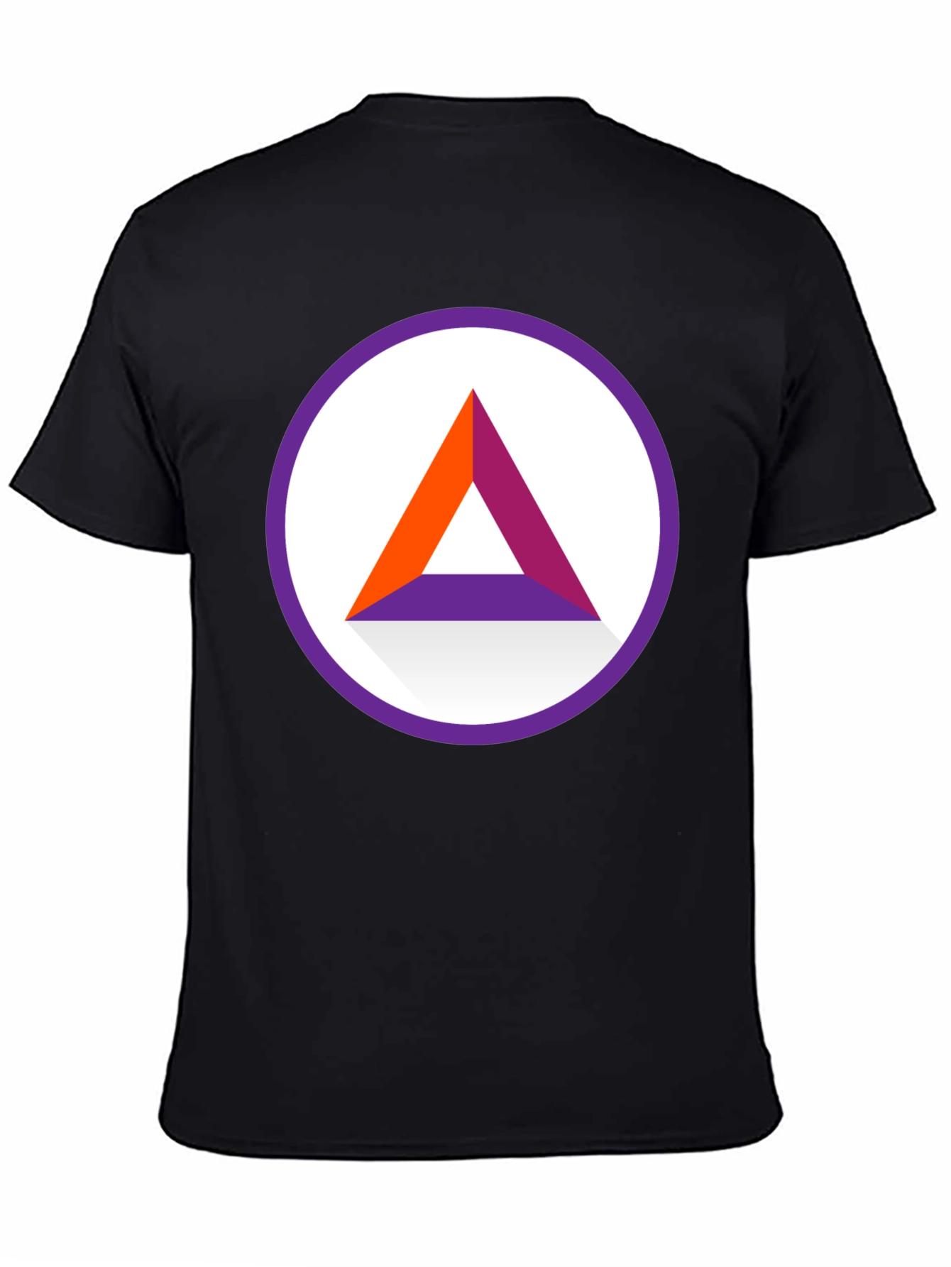 Modern Triangle Graphic Tee - Casual Comfort