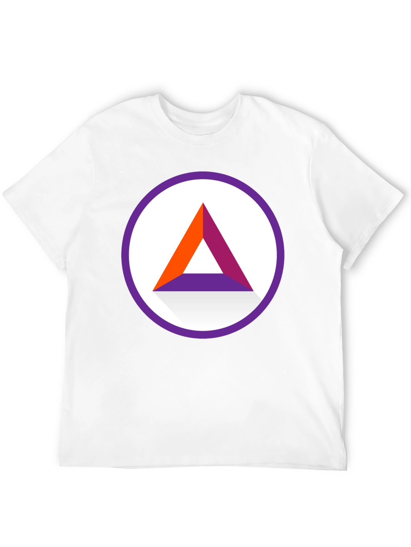 Modern Triangle Graphic Tee - Casual Comfort