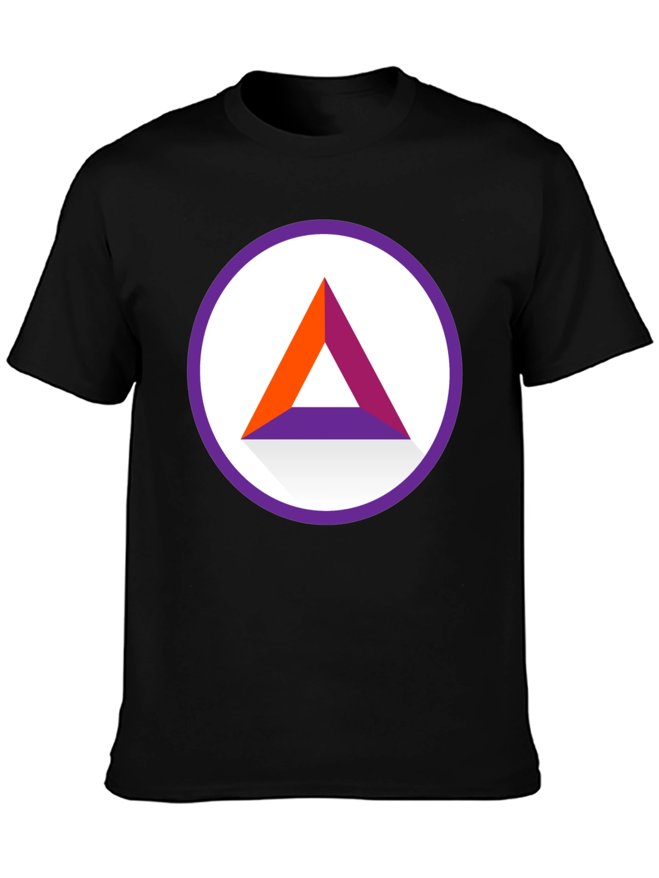 Modern Triangle Graphic Tee - Casual Comfort