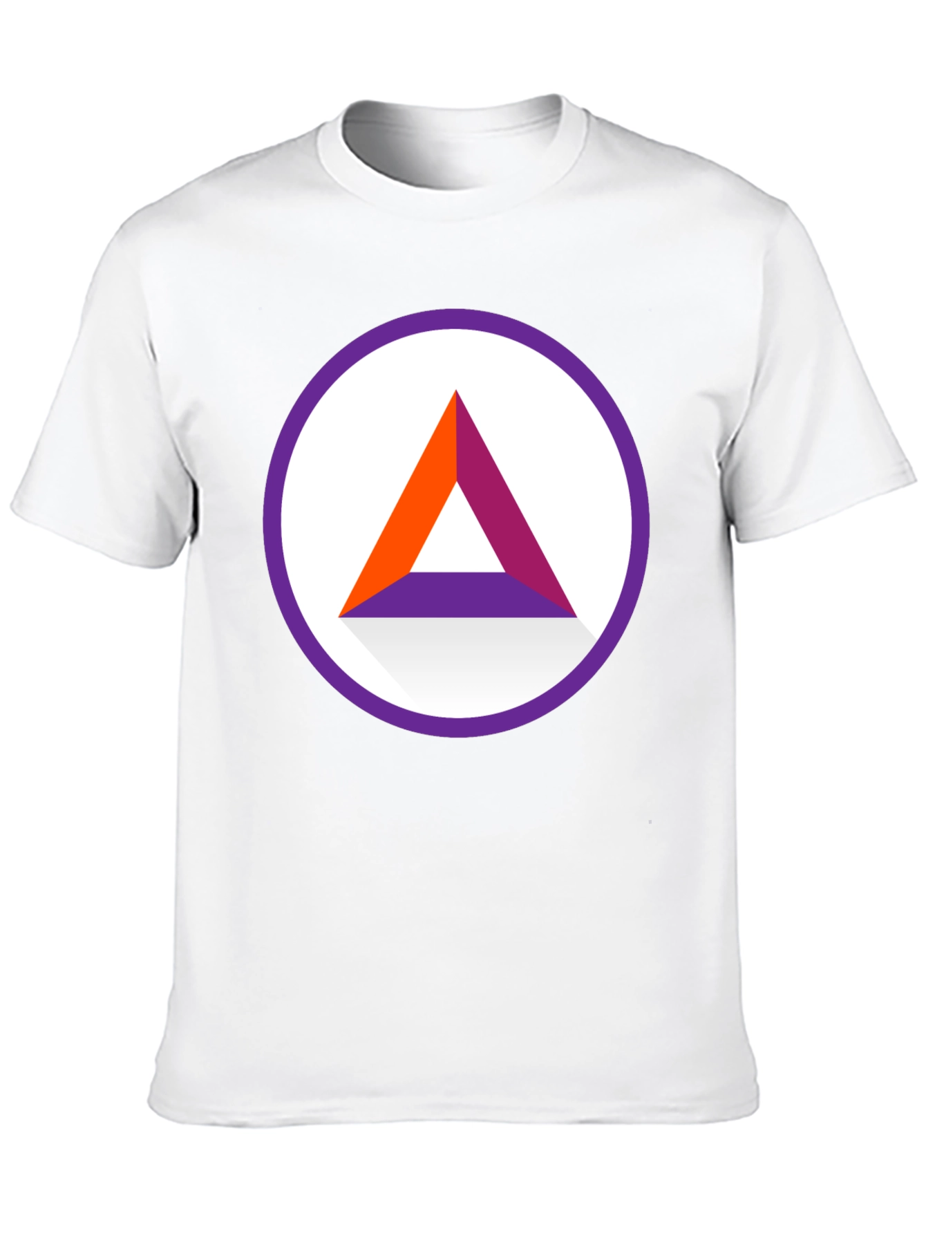 Modern Triangle Graphic Tee - Casual Comfort