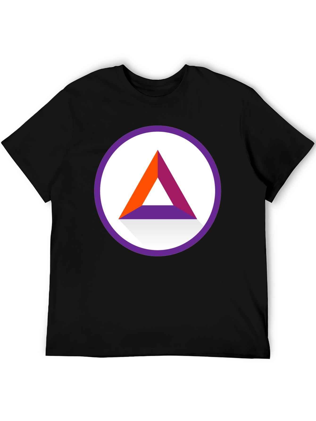 Modern Triangle Graphic Tee - Casual Comfort