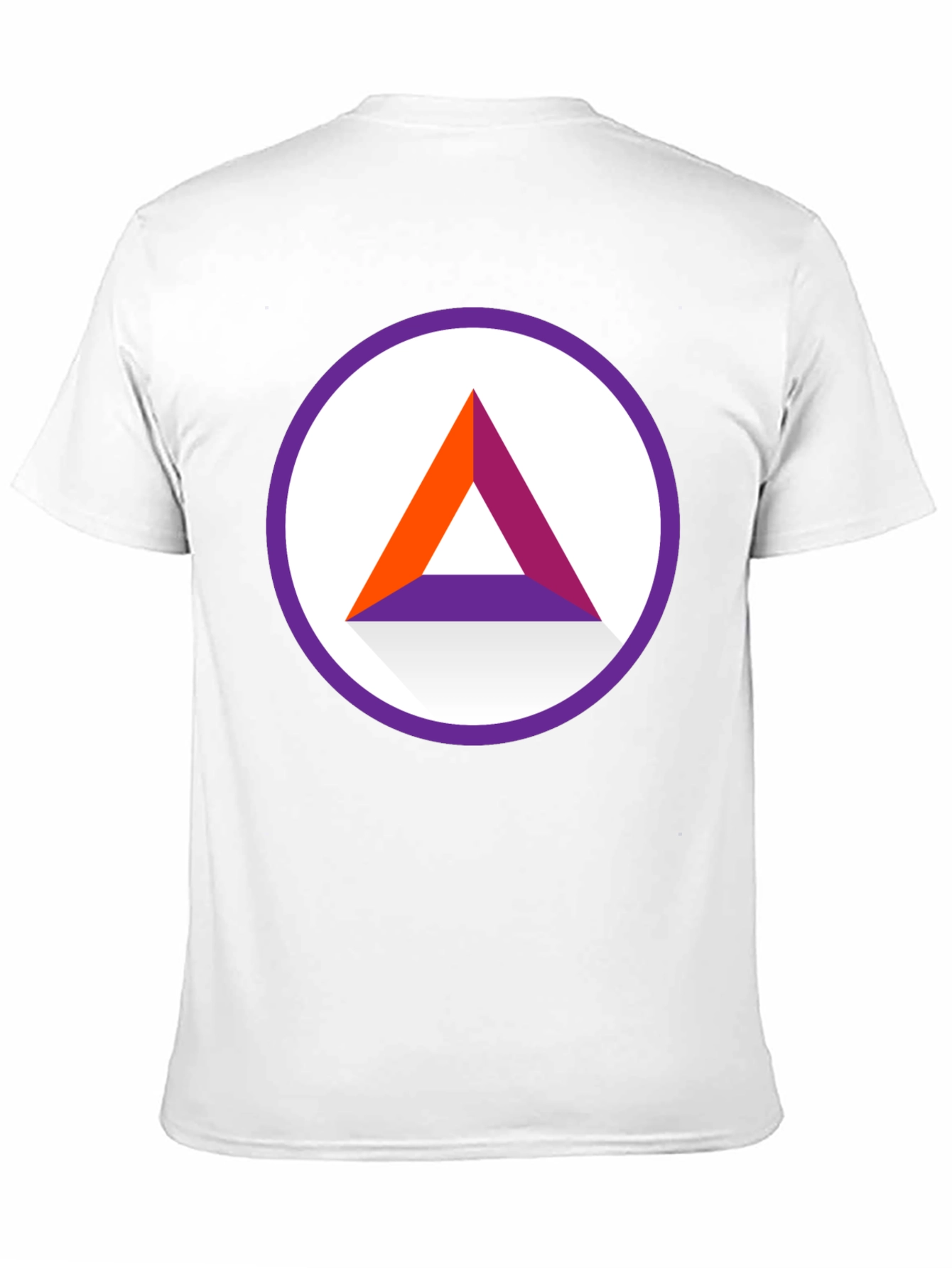 Modern Triangle Graphic Tee - Casual Comfort
