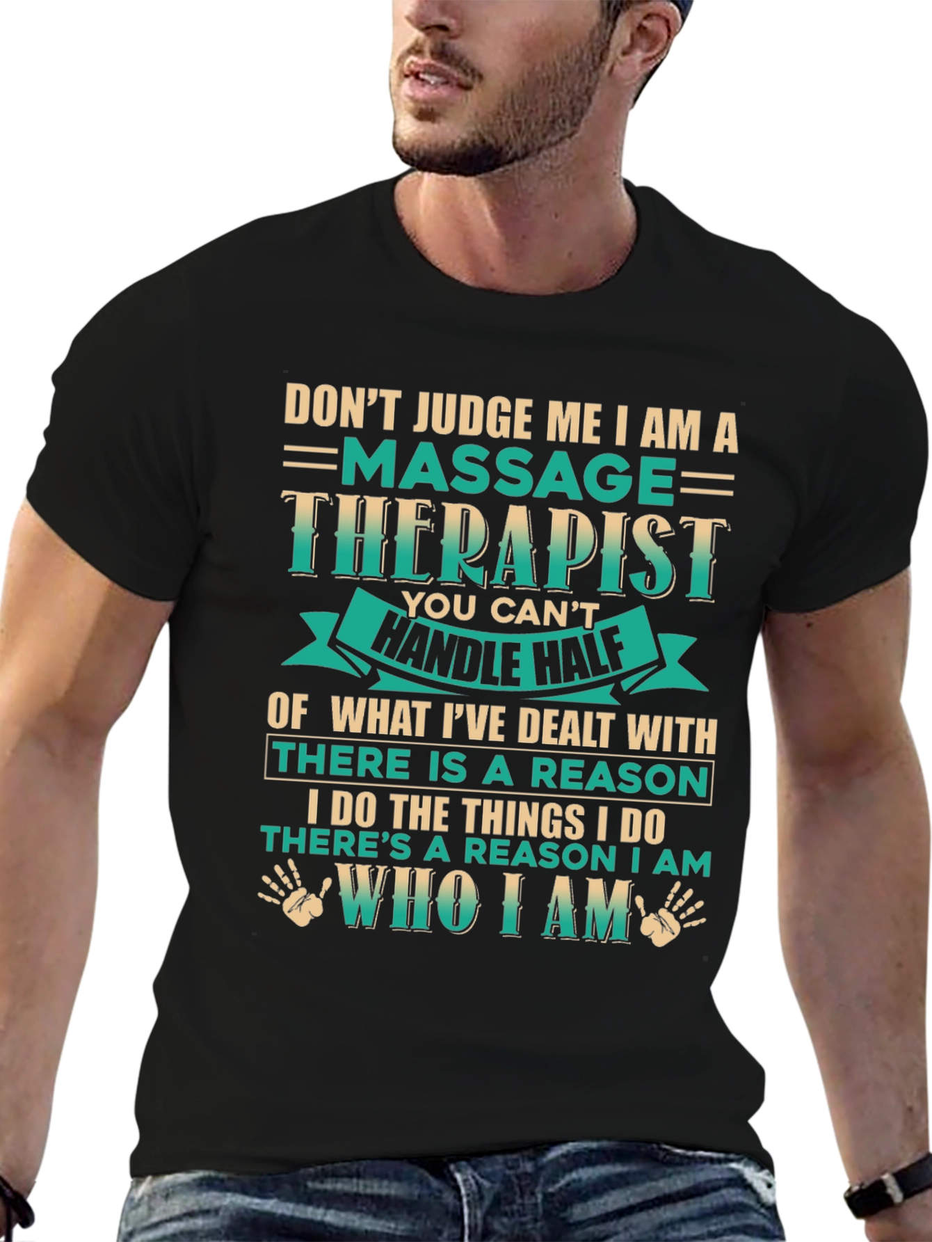 Massage Therapist Novelty Graphic Tee