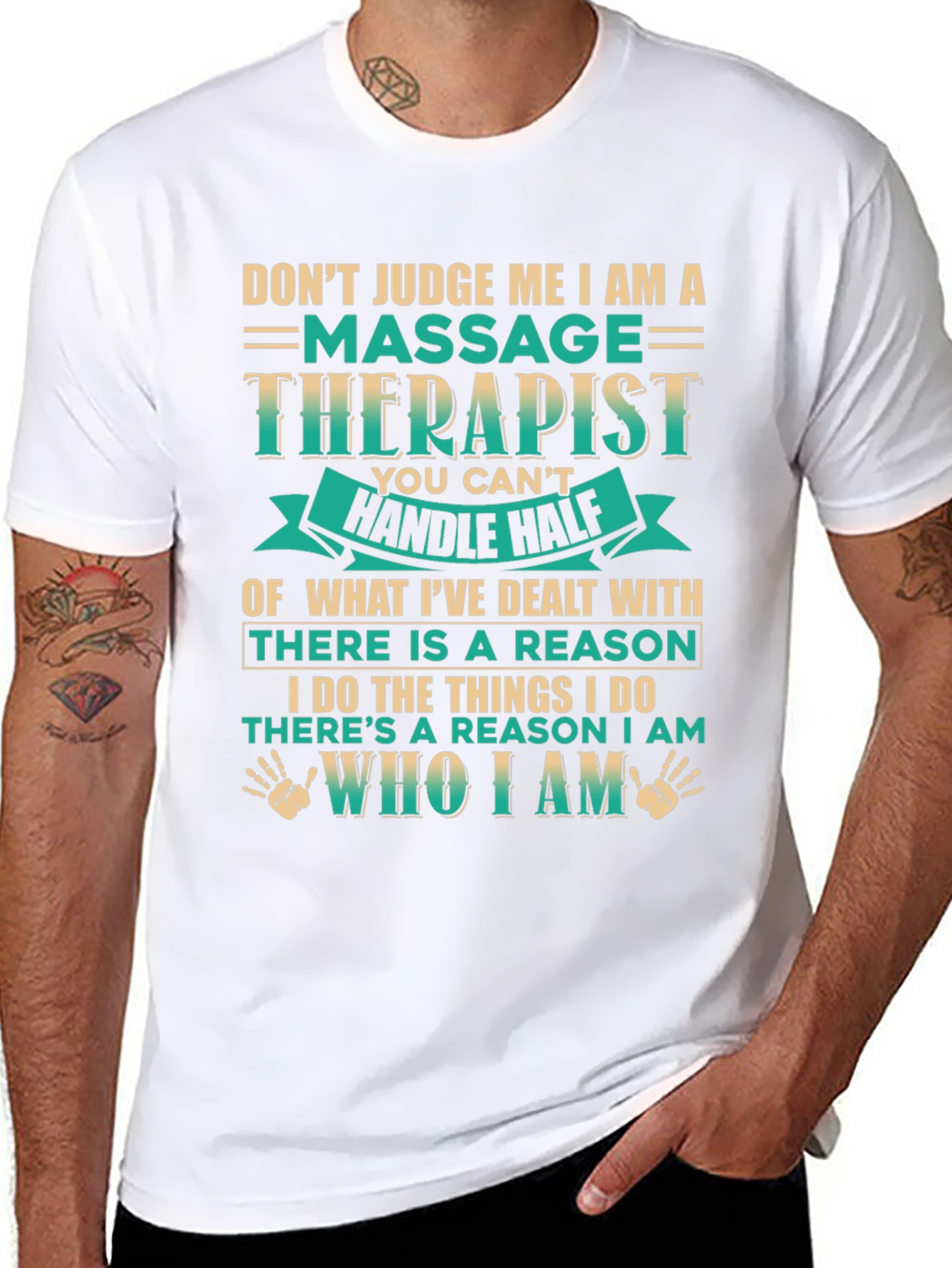 Massage Therapist Novelty Graphic Tee