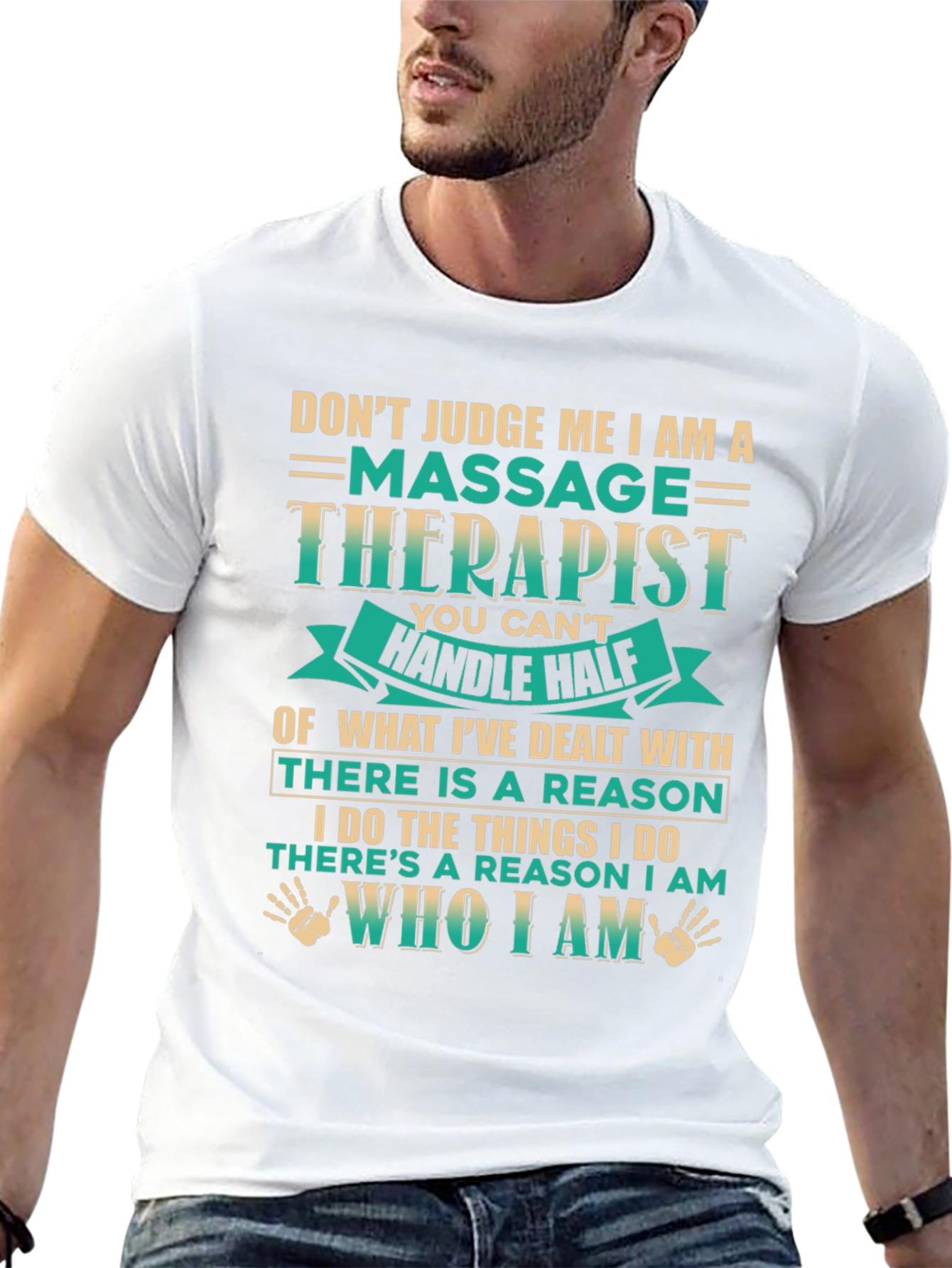 Massage Therapist Novelty Graphic Tee
