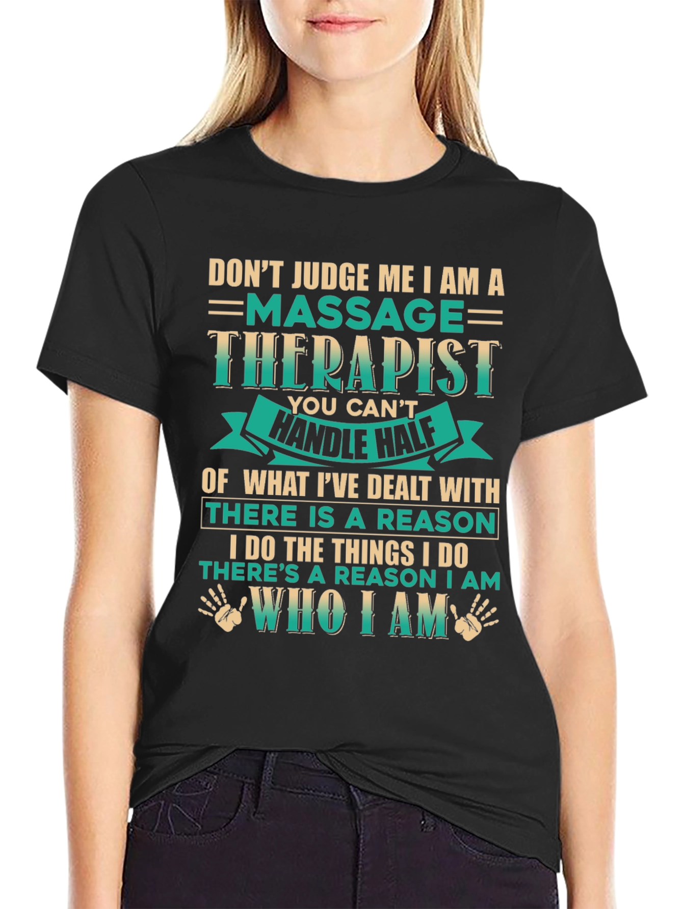 Massage Therapist Novelty Graphic Tee