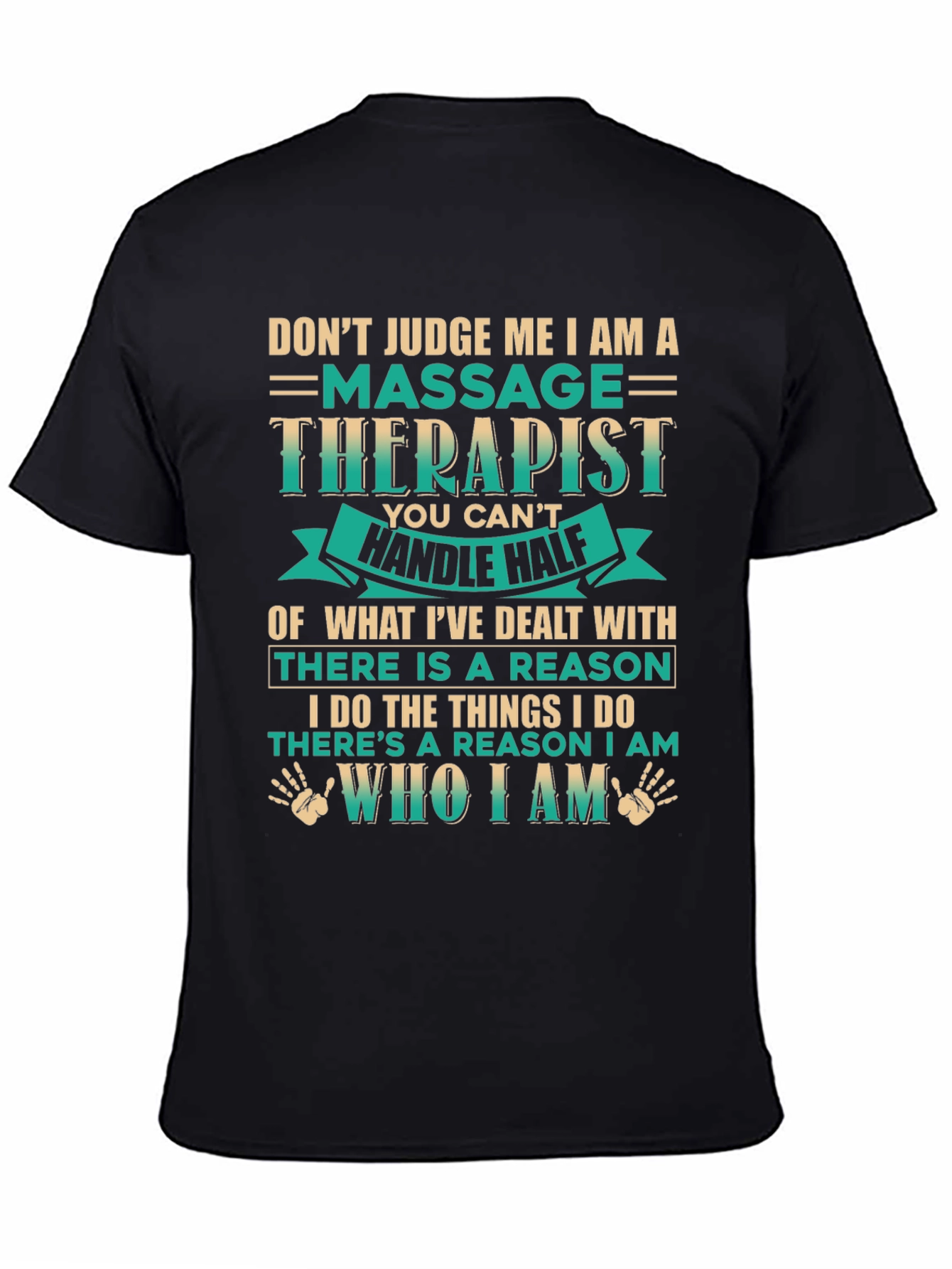 Massage Therapist Novelty Graphic Tee