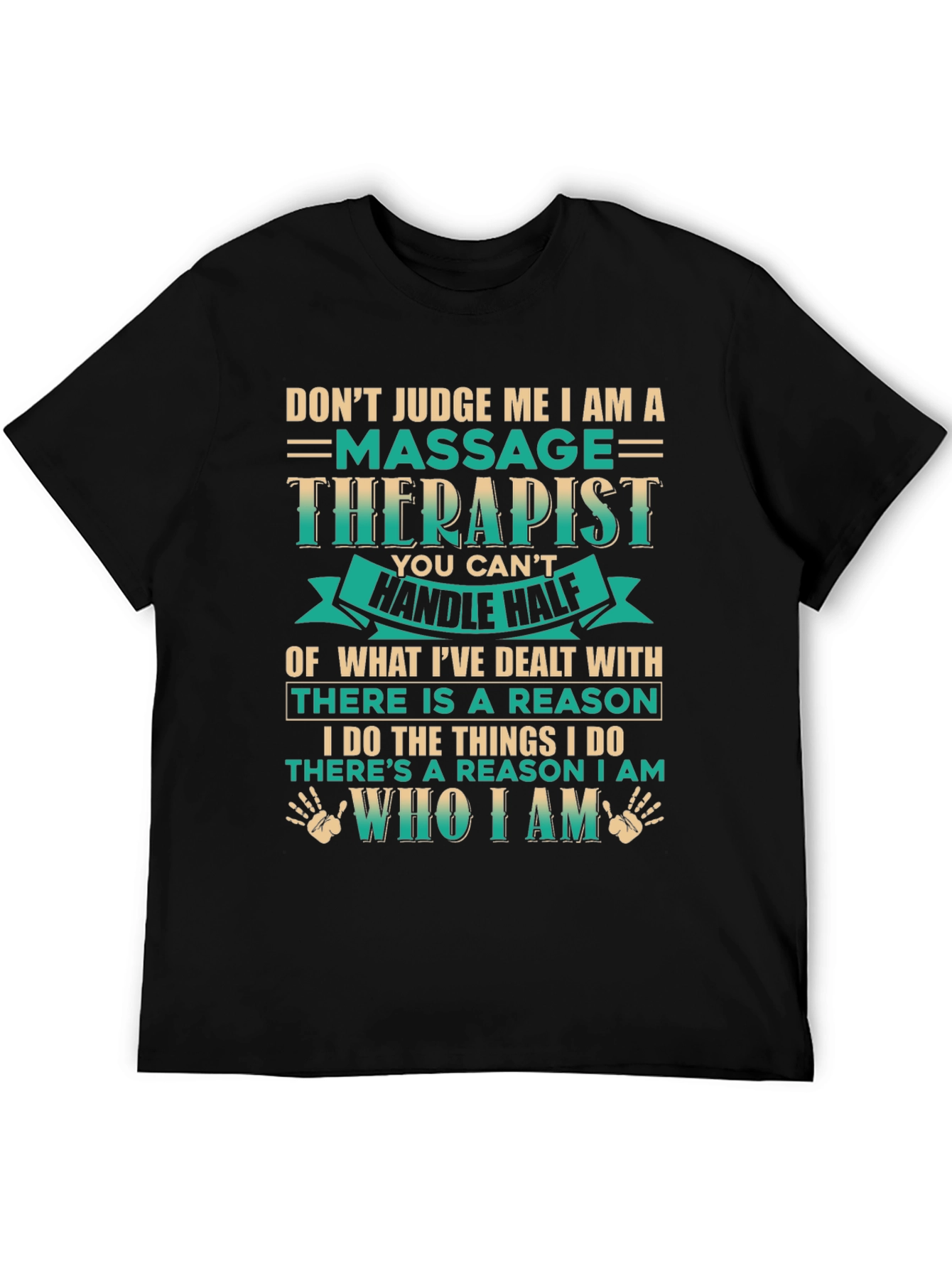 Massage Therapist Novelty Graphic Tee