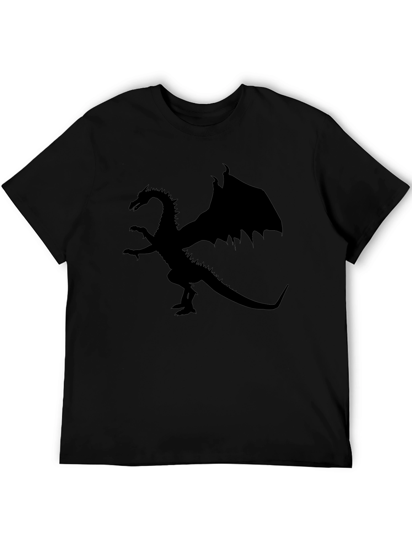Dragon Silhouette Black T-Shirt