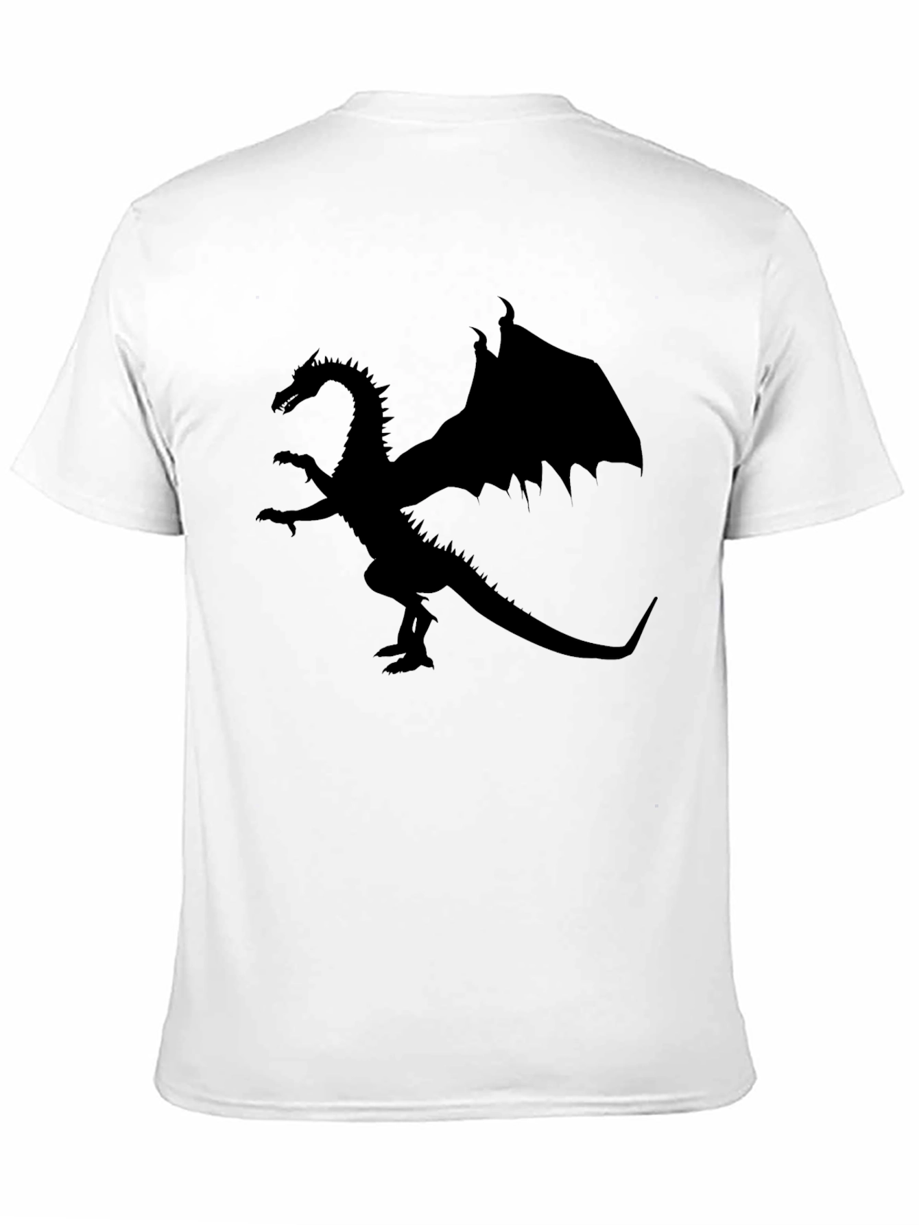 Dragon Silhouette Black T-Shirt
