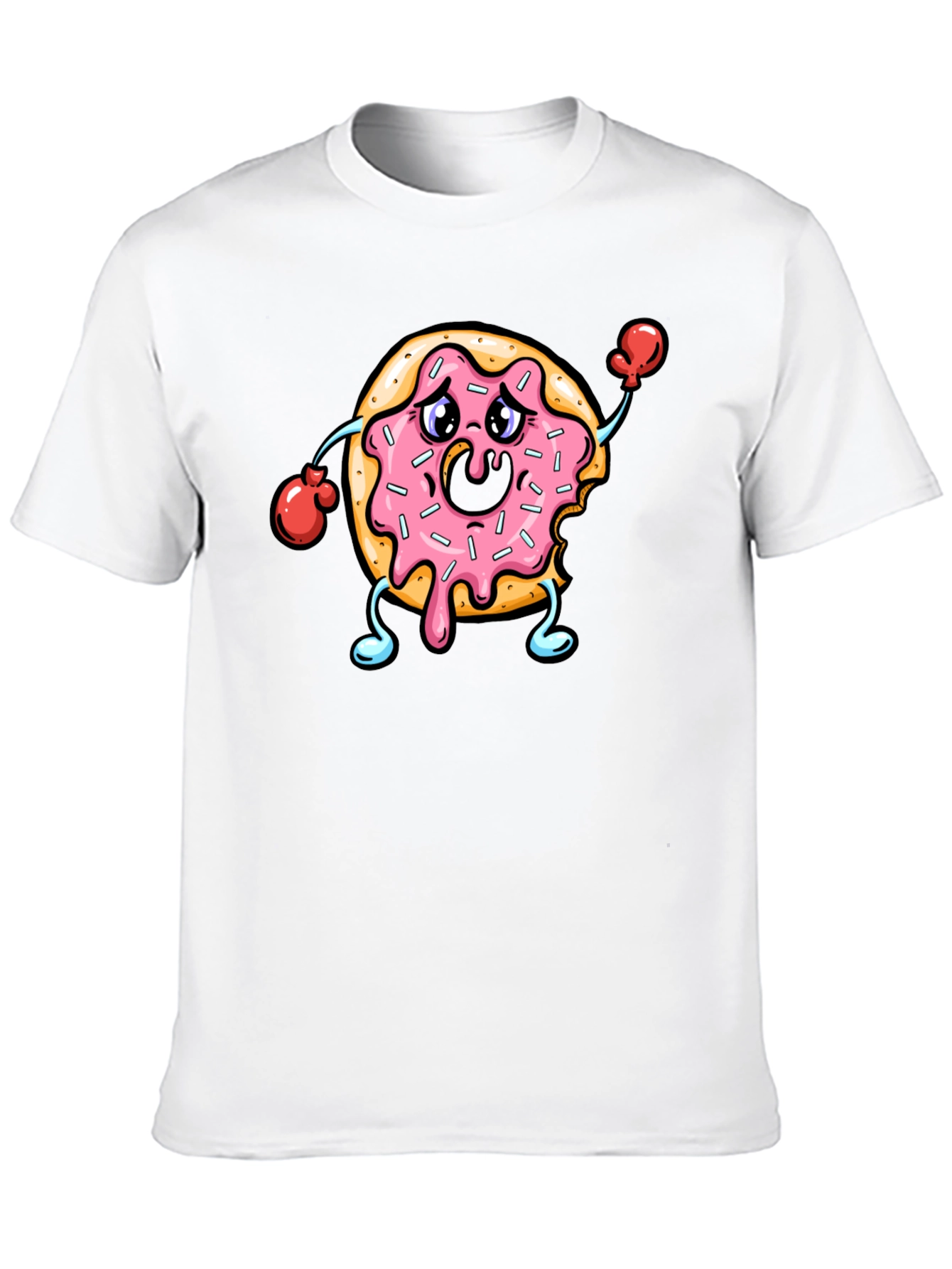 Donut Boxing T-Shirt Funny Foodie Tee
