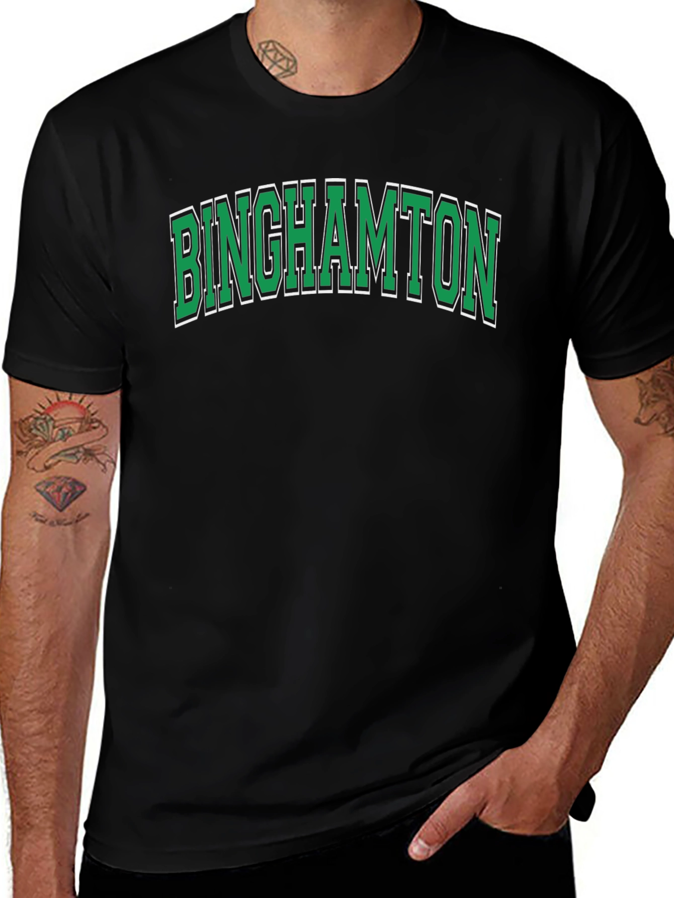 Binghamton College Black T-Shirt