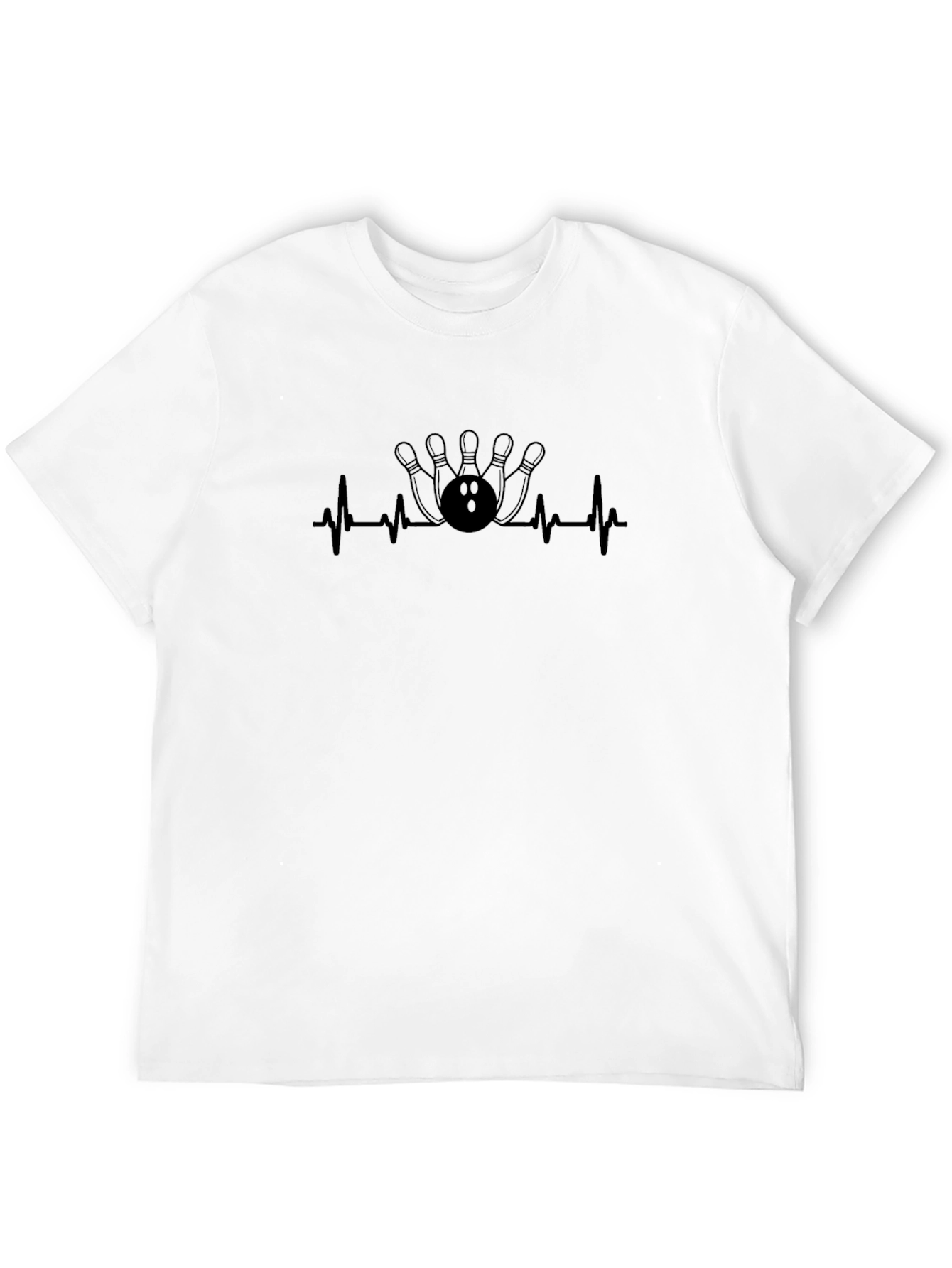 Bowling Heartbeat T-Shirt - Strike Up the Fun!