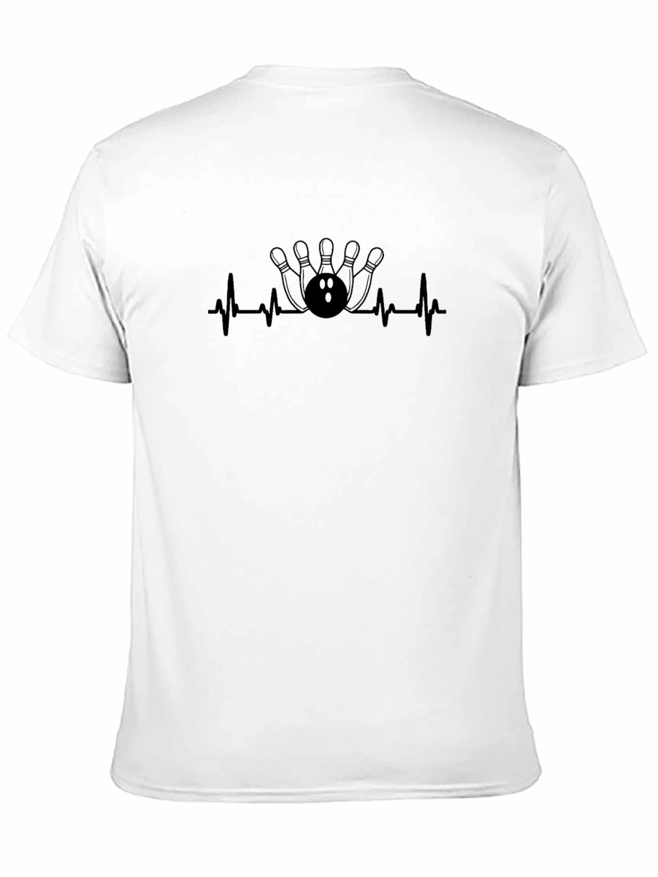 Bowling Heartbeat T-Shirt - Strike Up the Fun!