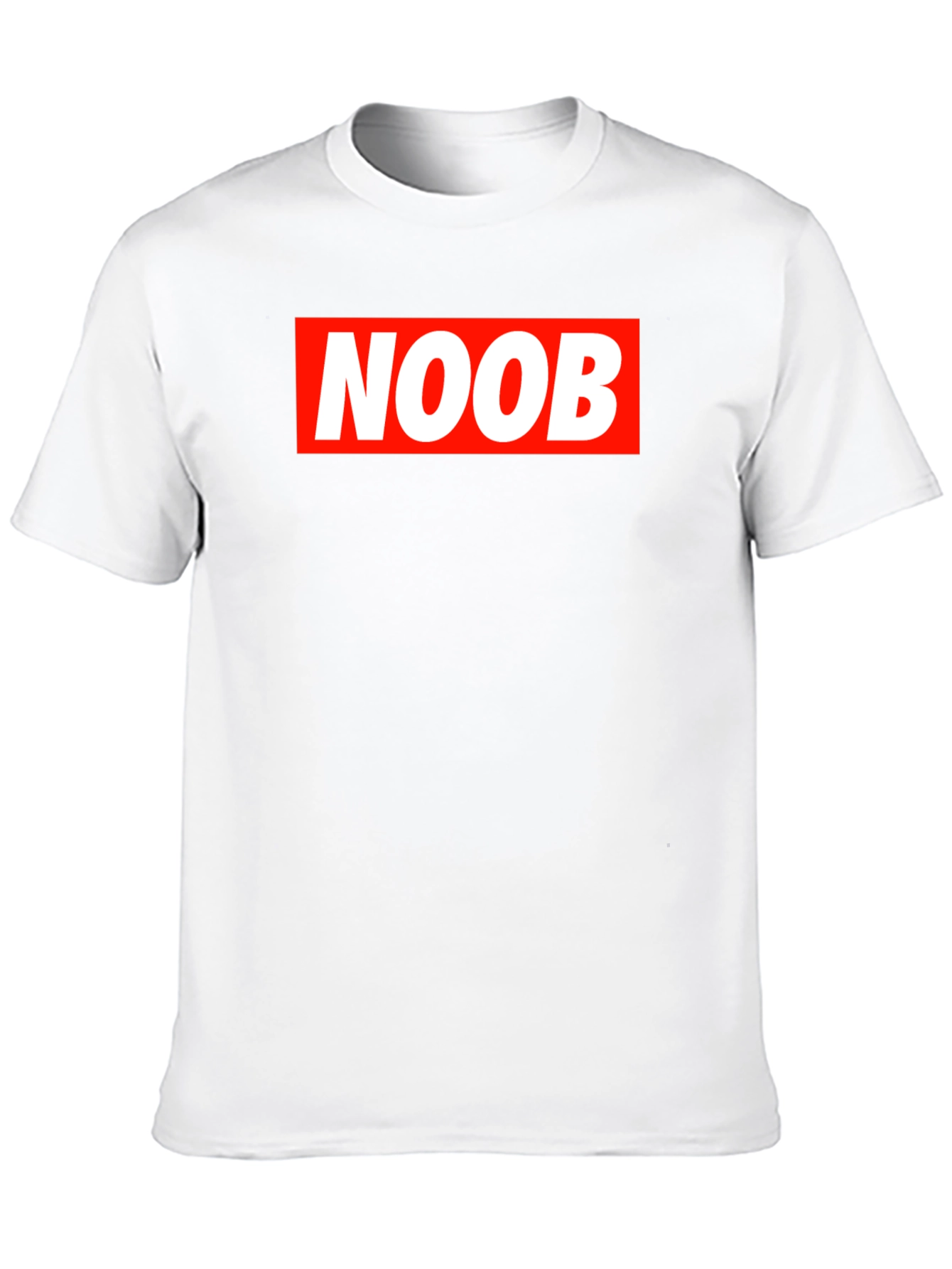 NOOB Graphic Tee - Black Casual T-Shirt