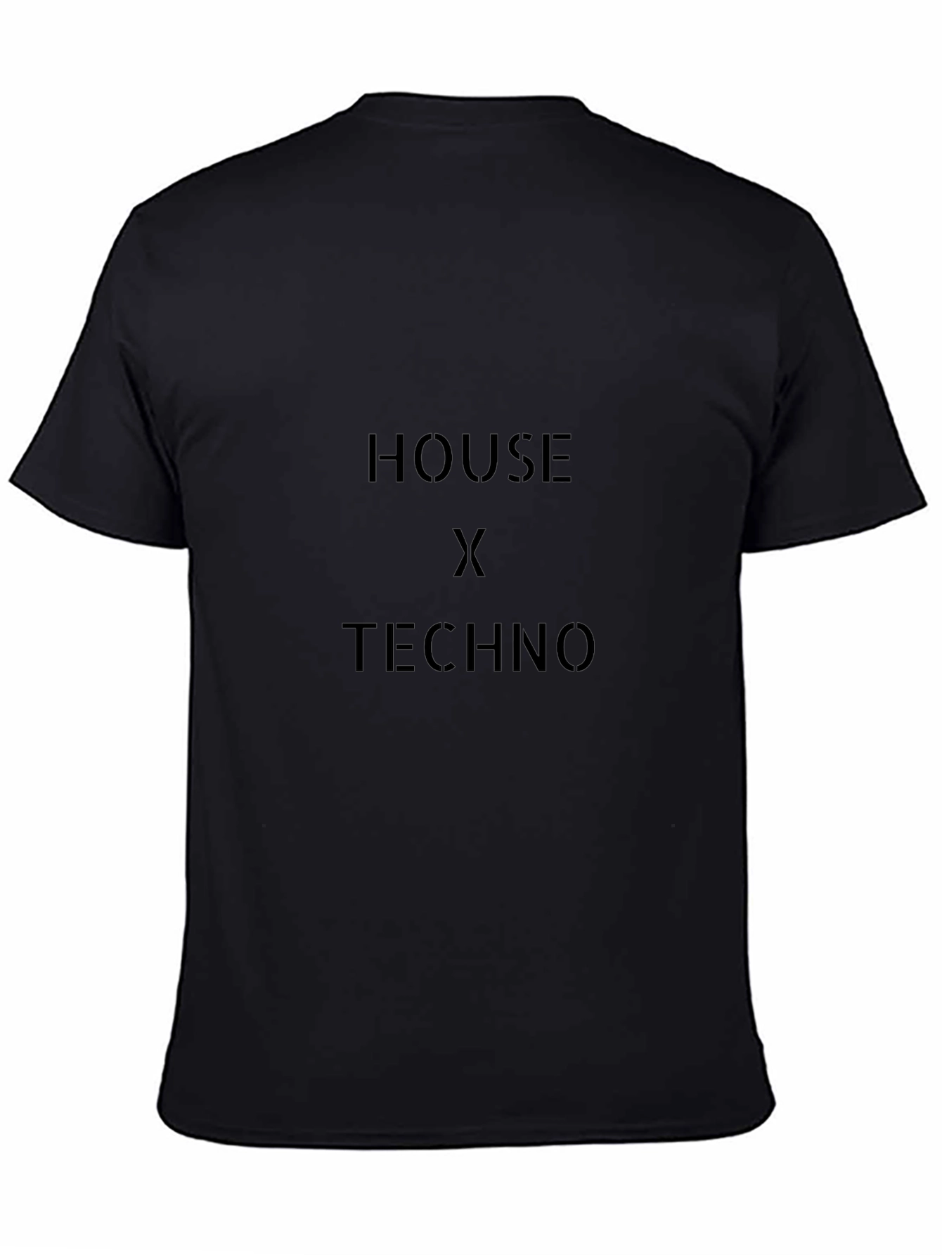 House X Techno Graphic Tee - Black