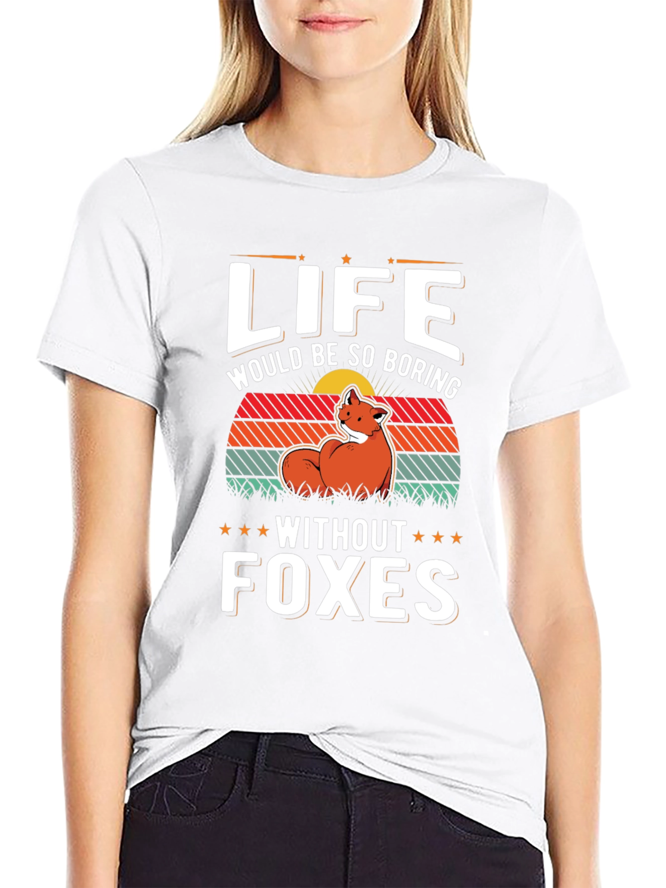 Life Without Foxes Boring T-Shirt