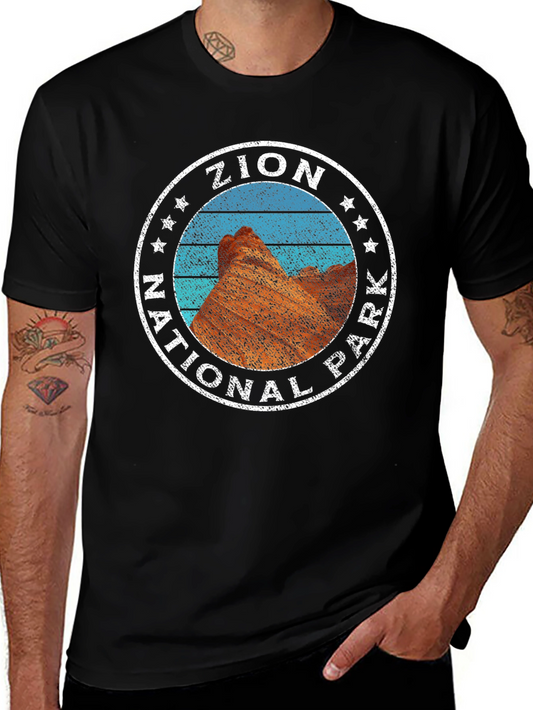 Zion National Park T-Shirt - Retro Style