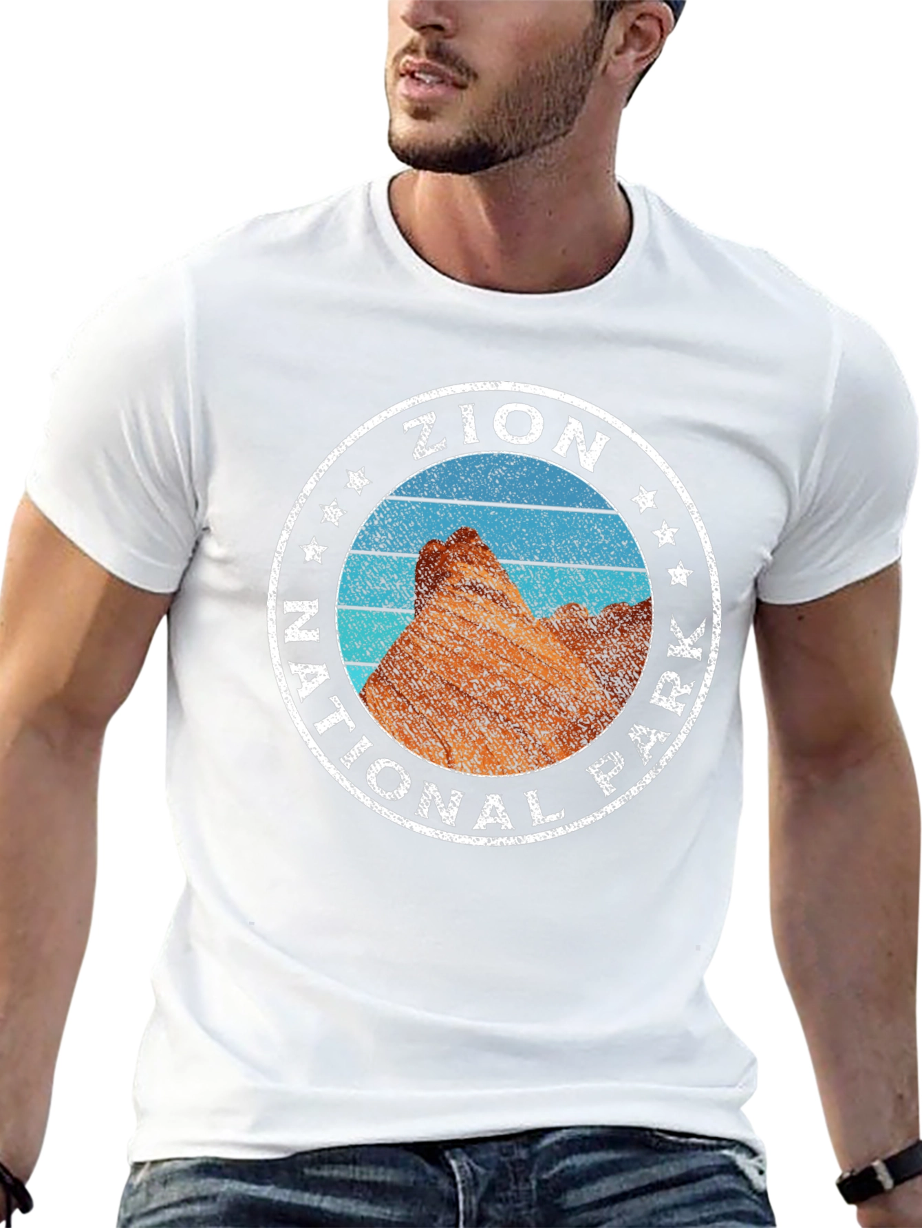 Zion National Park T-Shirt - Retro Style