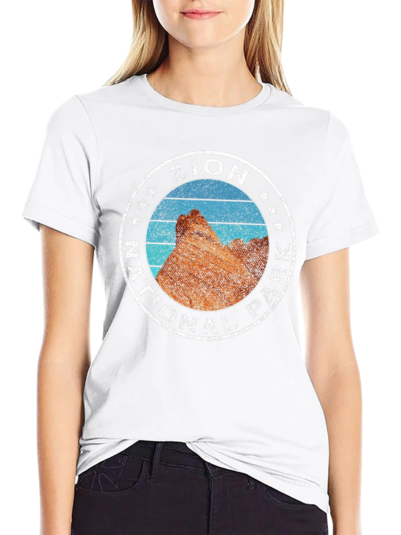 Zion National Park T-Shirt - Retro Style