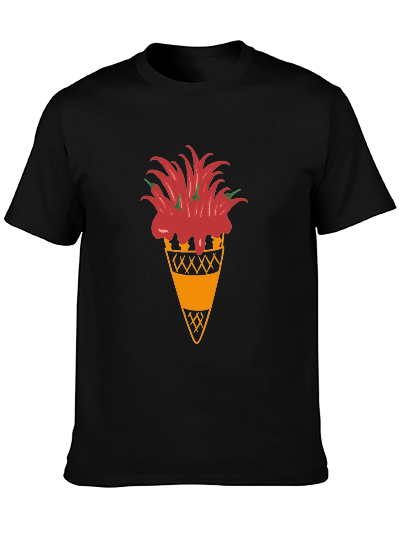 Chili Pepper Ice Cream Cone T-Shirt