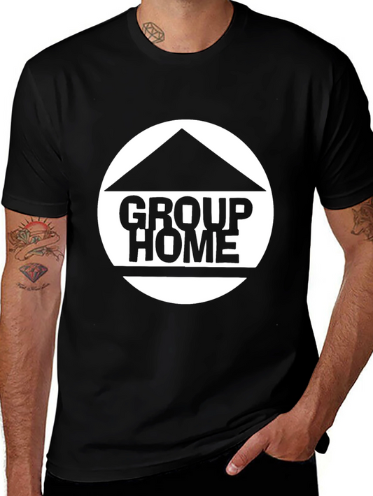 Group Home Black T-Shirt Graphic Tee