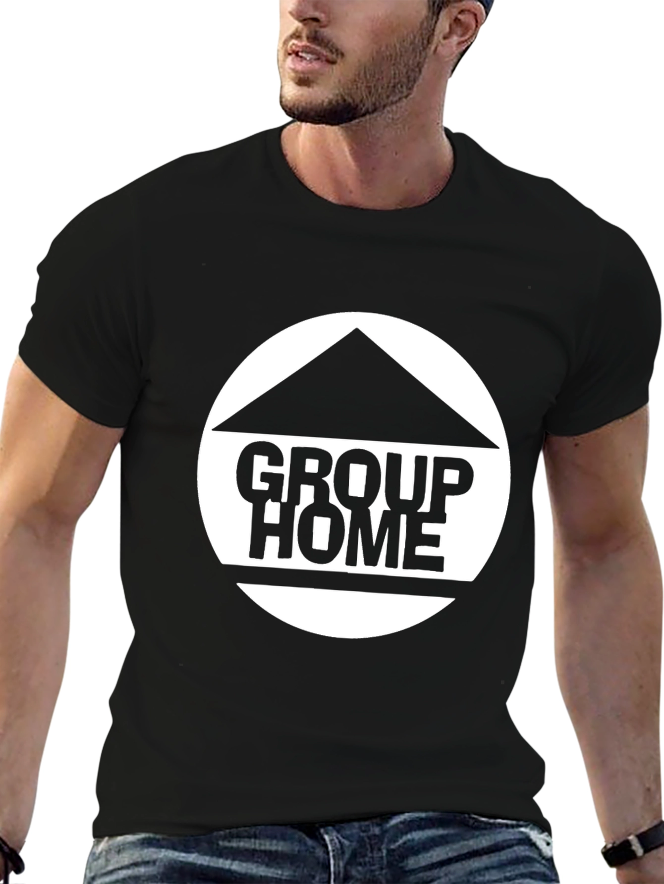Group Home Black T-Shirt Graphic Tee
