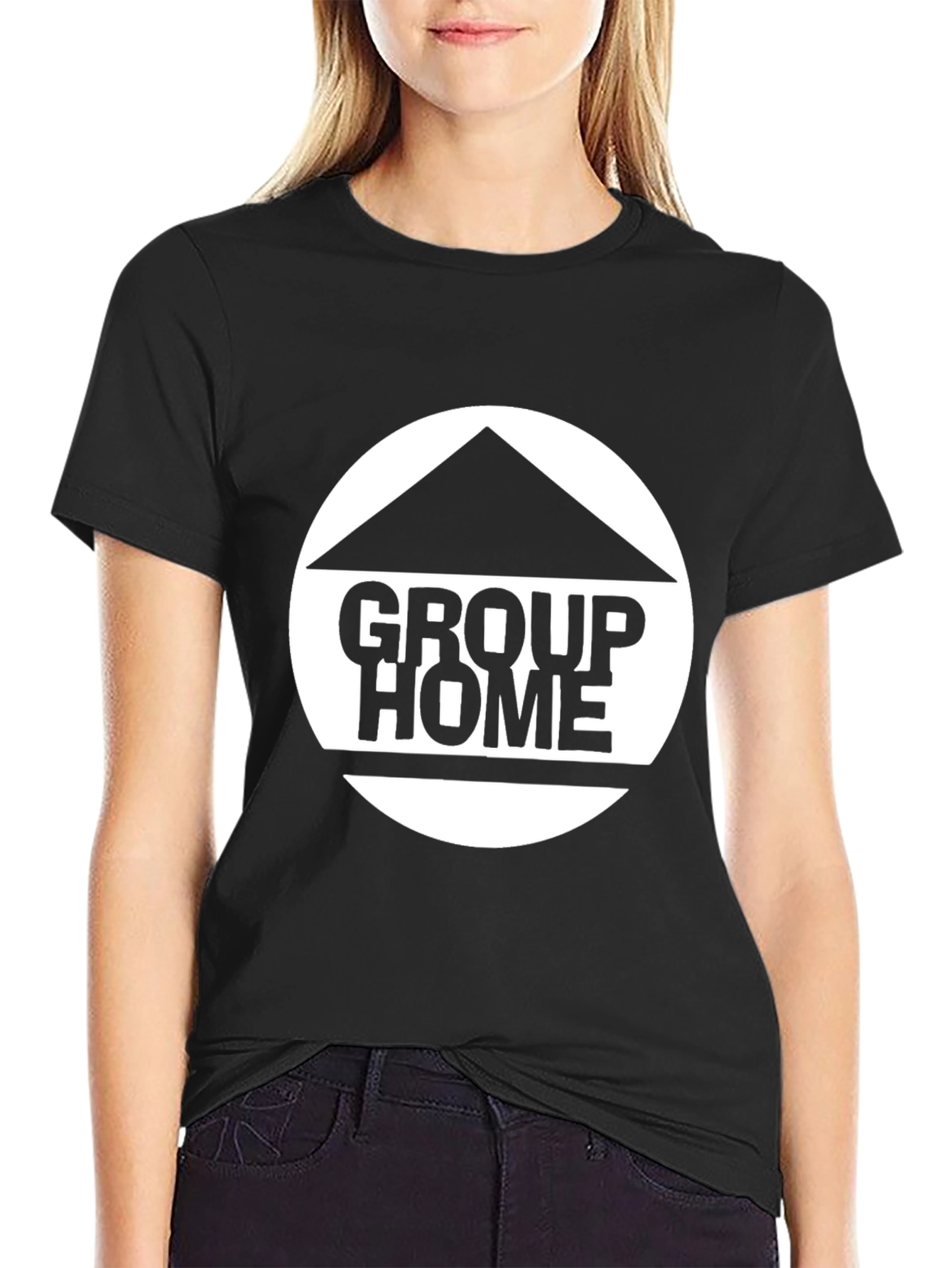 Group Home Black T-Shirt Graphic Tee
