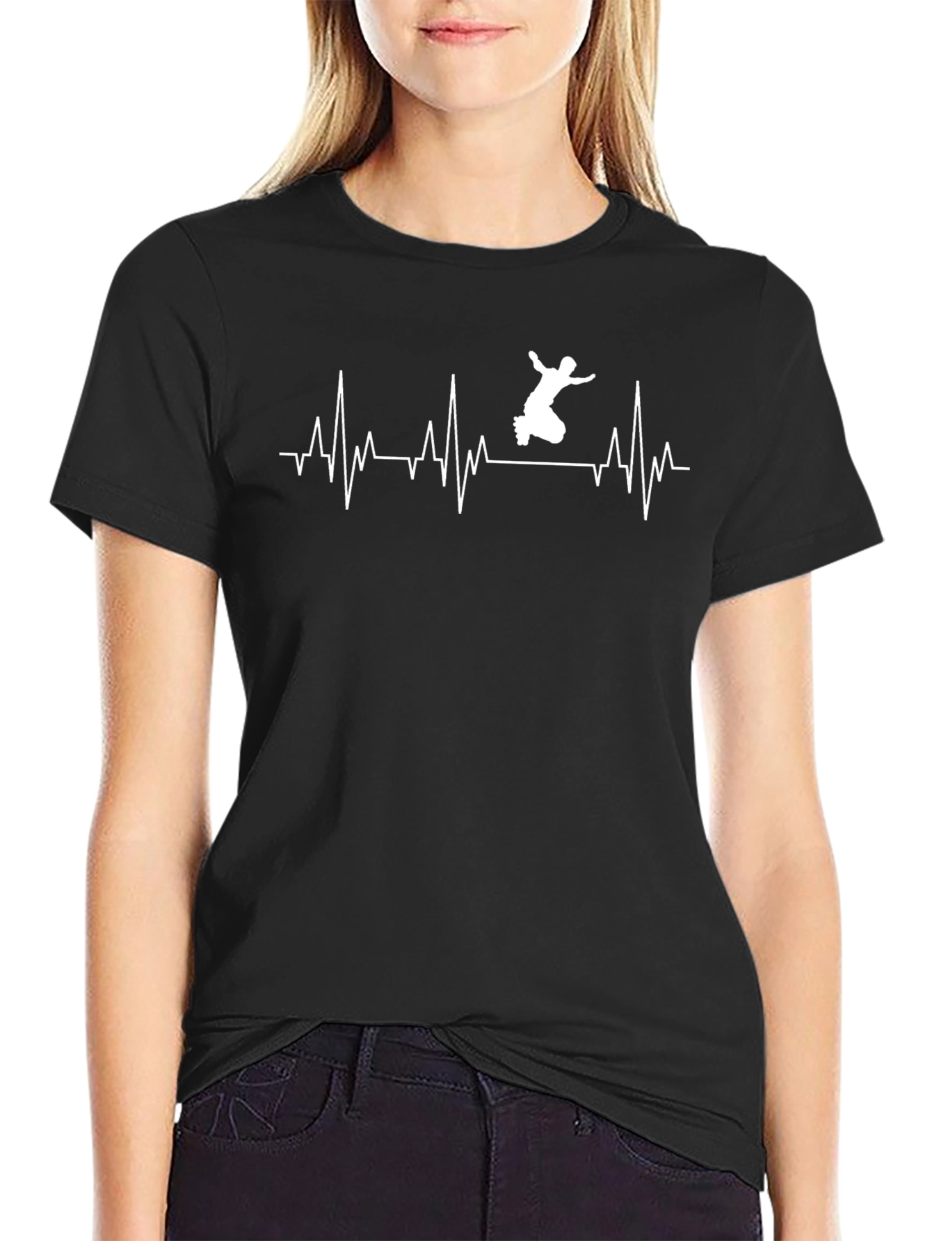 Rollerblade Heartbeat T-Shirt - Black