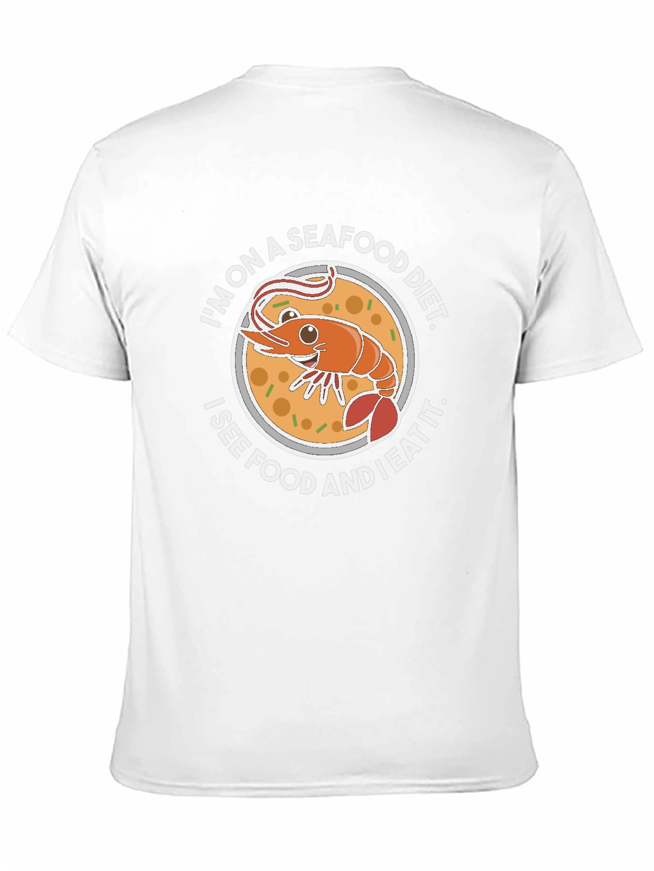 Seafood Diet Funny Graphic T-Shirt